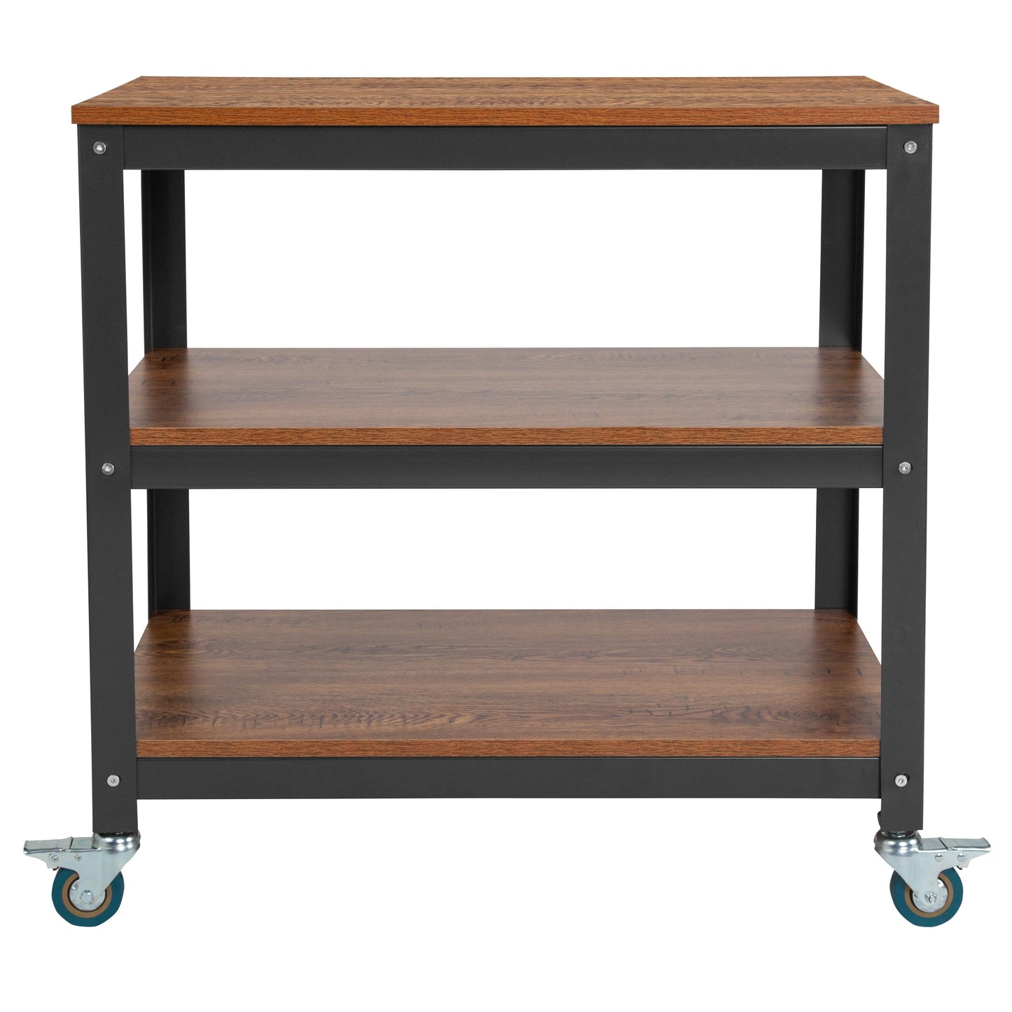 Brown Mobile Bookcase/Cart NAN-JN-2522B3-GG