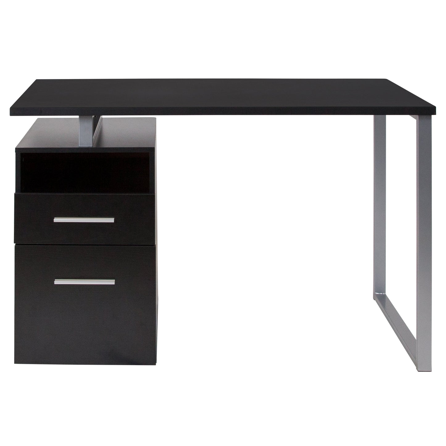 Dark Ash 2 Drawer Desk NAN-JN-2634-G-GG