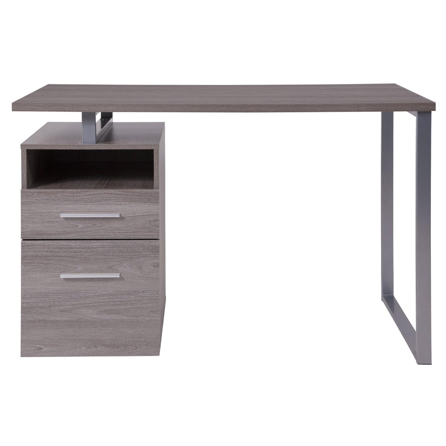 Light Ash 2 Drawer Desk NAN-JN-2634-GG