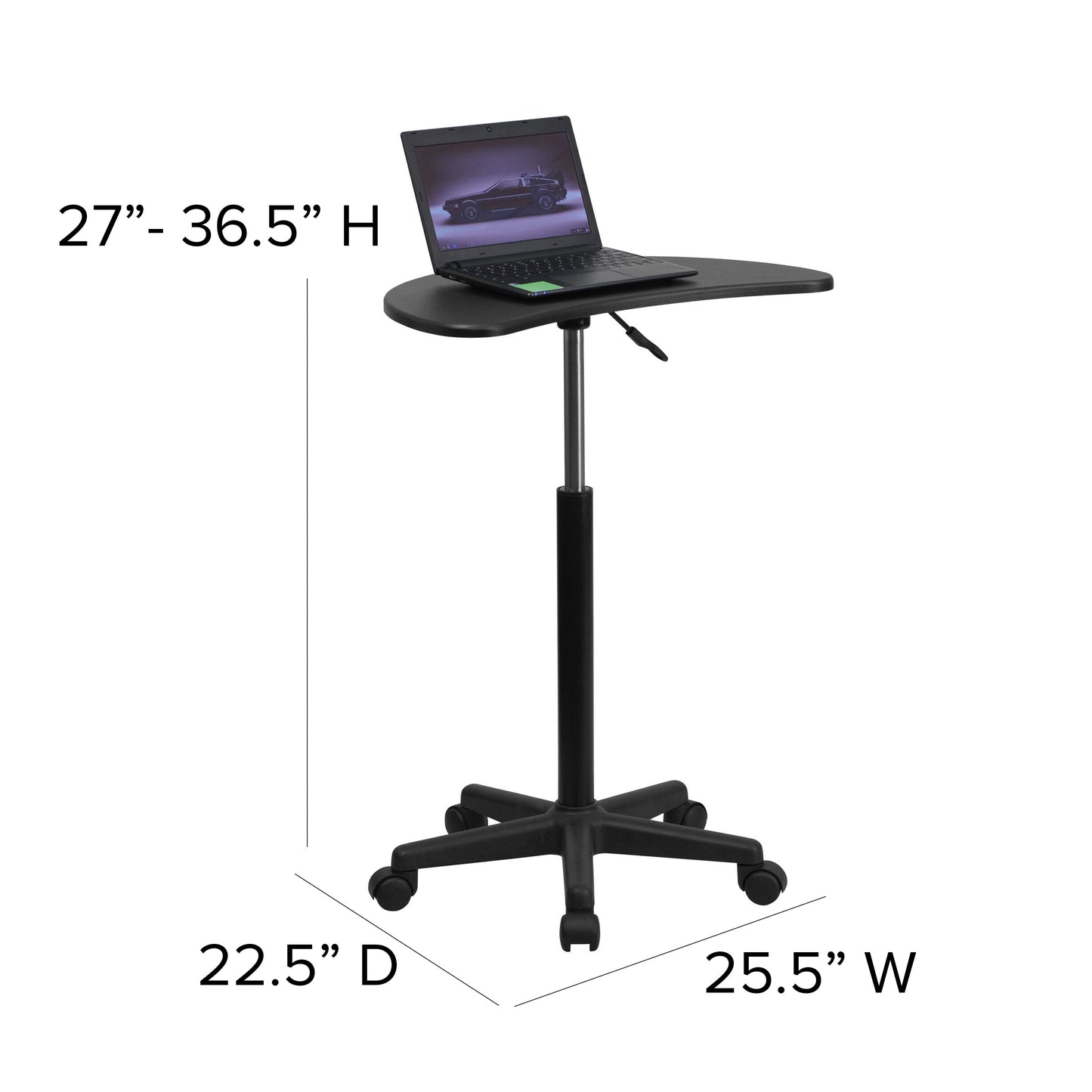 Black Adjustable Laptop Desk NAN-JN-2792-GG