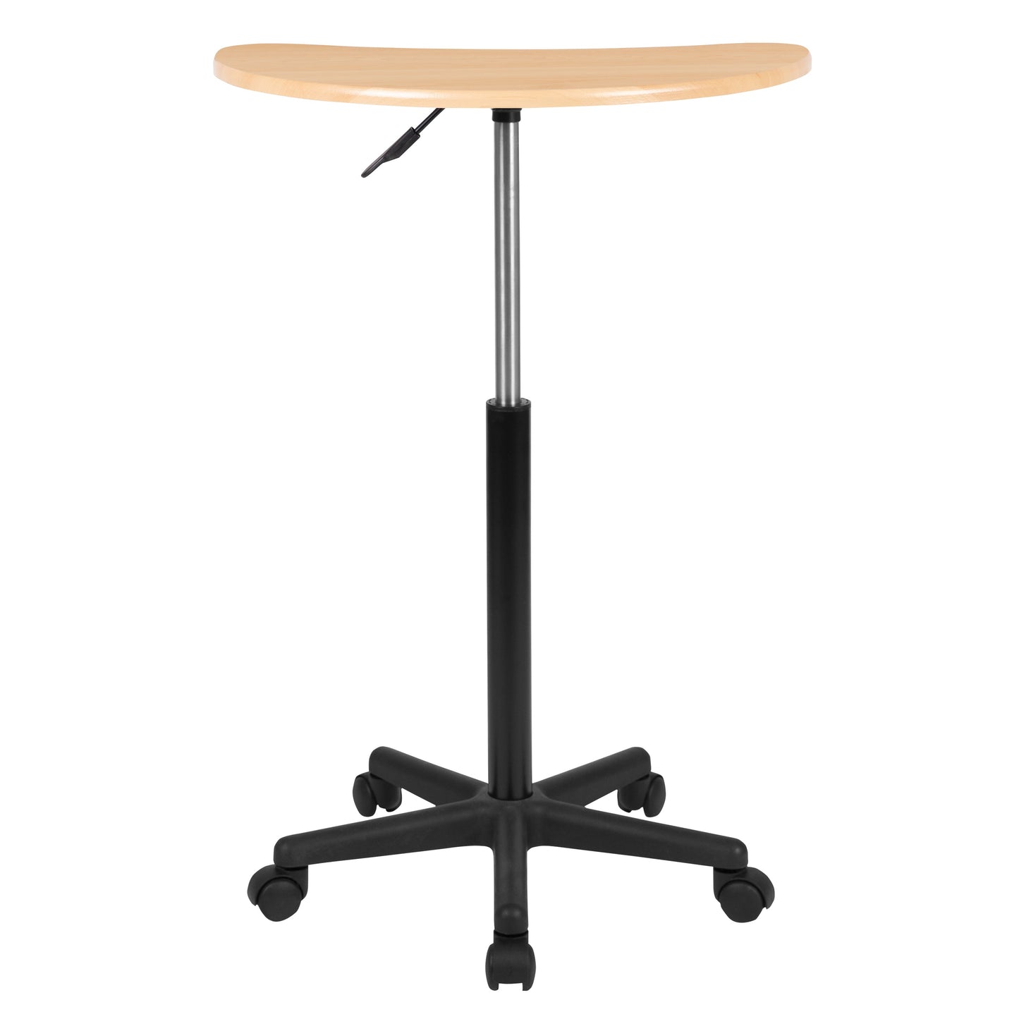 Maple Sit to Stand Mobile Desk NAN-JN-2792-MP-GG