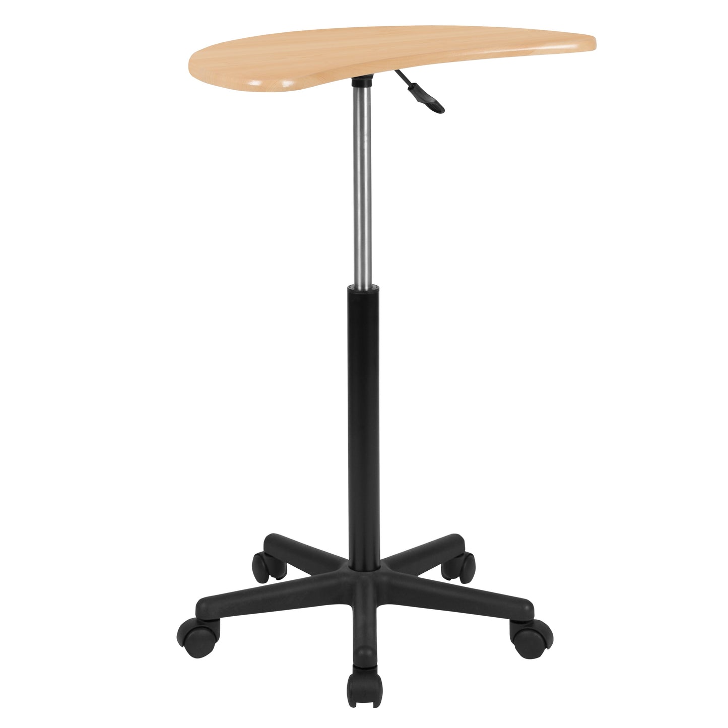 Maple Sit to Stand Mobile Desk NAN-JN-2792-MP-GG