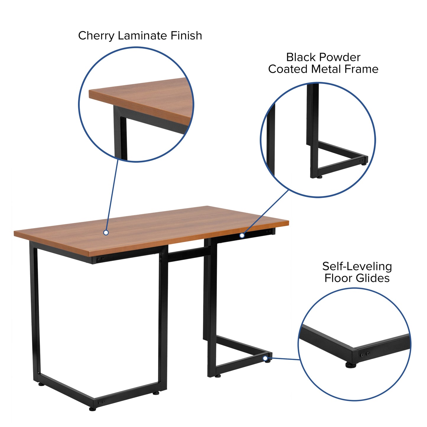 Cherry Computer Desk NAN-JN-2811-GG