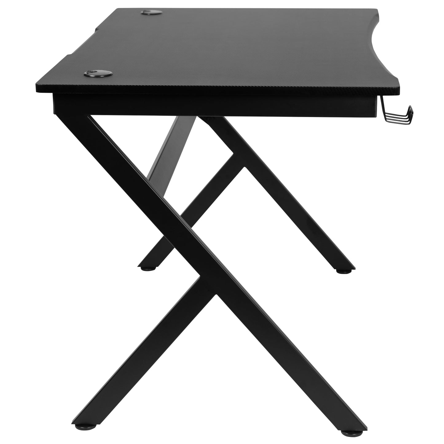 Black Computer Gaming Desk NAN-NJ-TG-D1904-GG