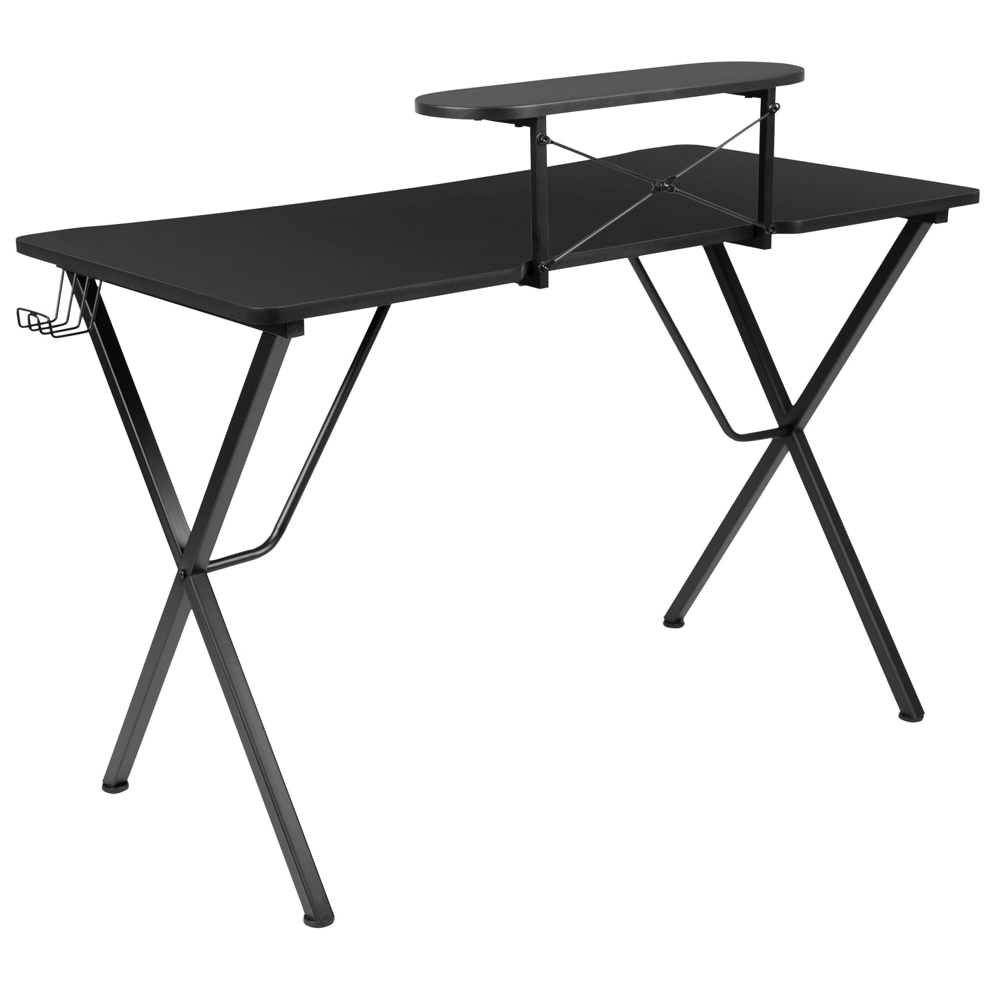 Black Platform Gaming Desk NAN-RS-G1031-BK-GG