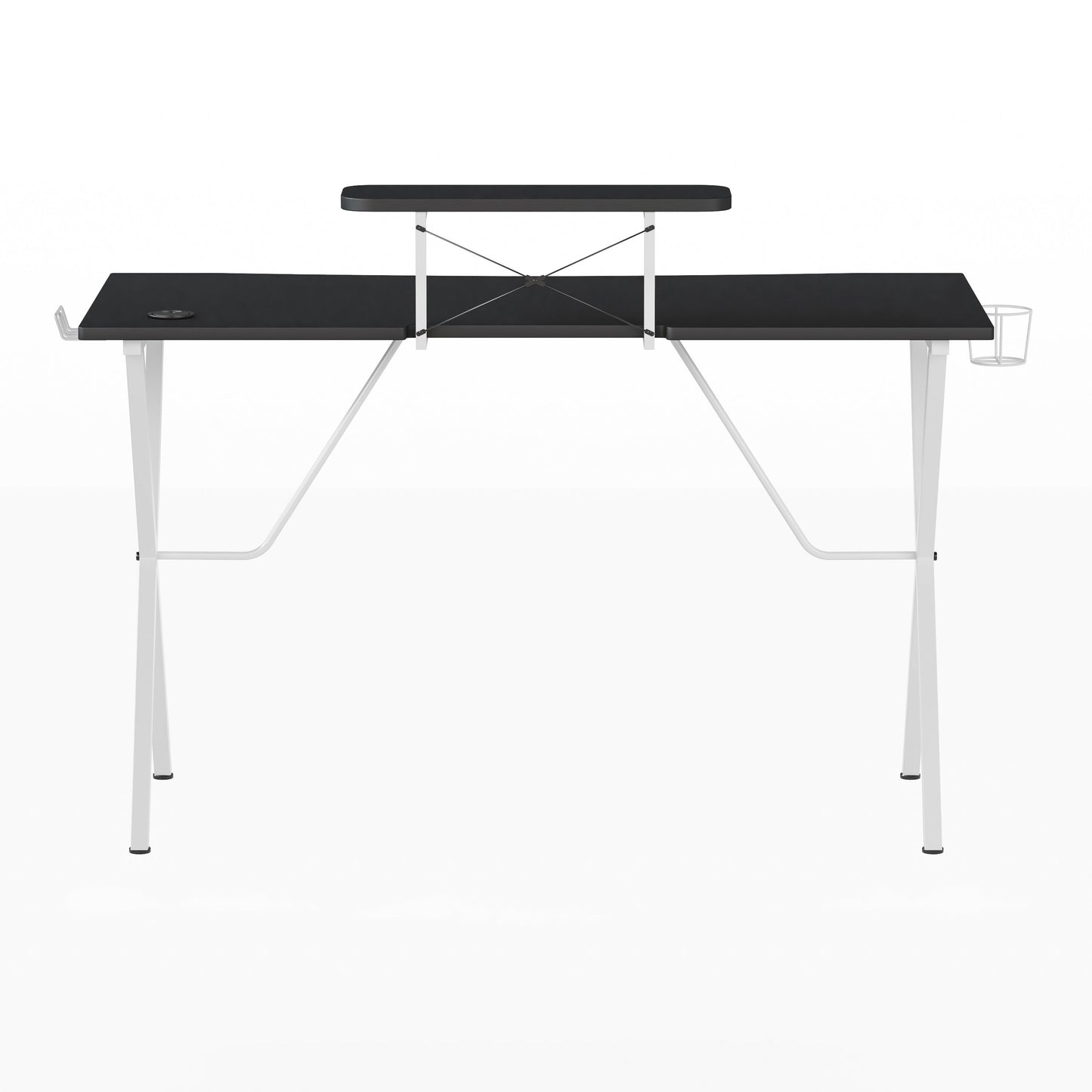 Black/Wh Platform Gaming Desk NAN-RS-G1031-BK-WH-GG