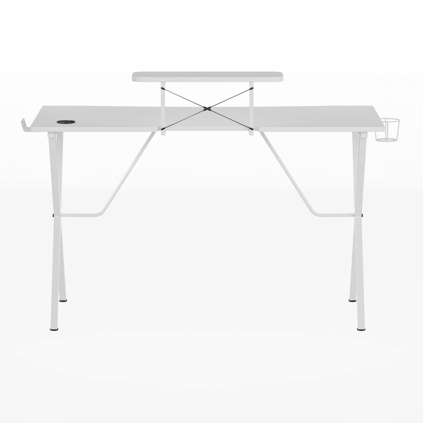 White Platform Gaming Desk NAN-RS-G1031-WH-GG