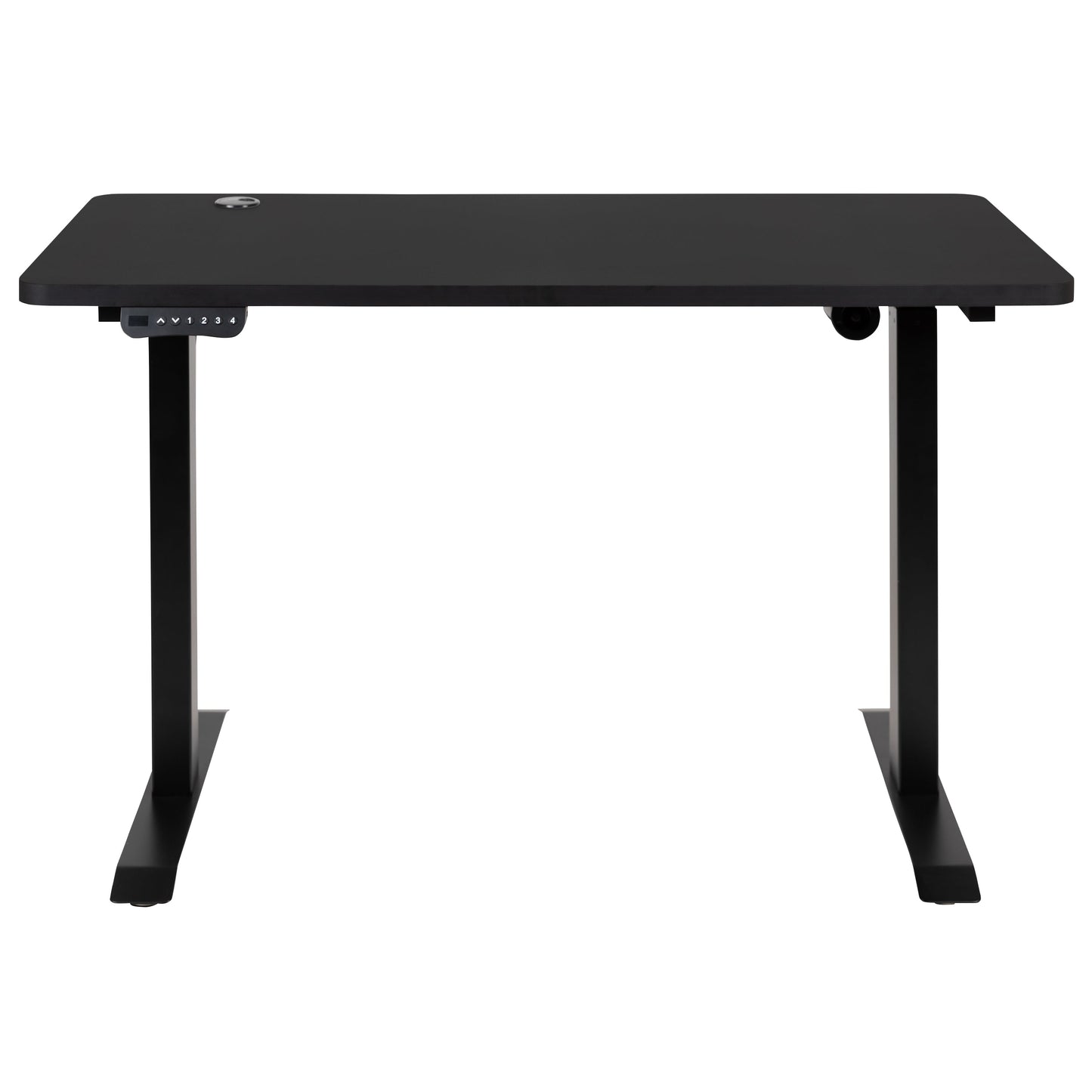 Black Electric Standing Desk NAN-TG-2046-BK-GG