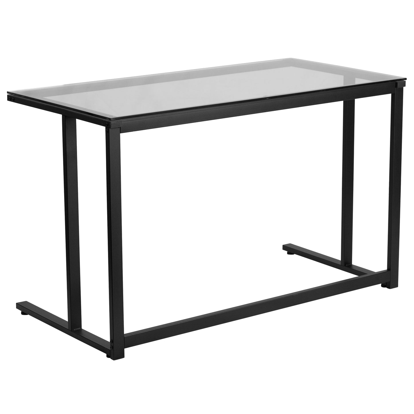 Glass Pedestal Desk NAN-WK-055-GG