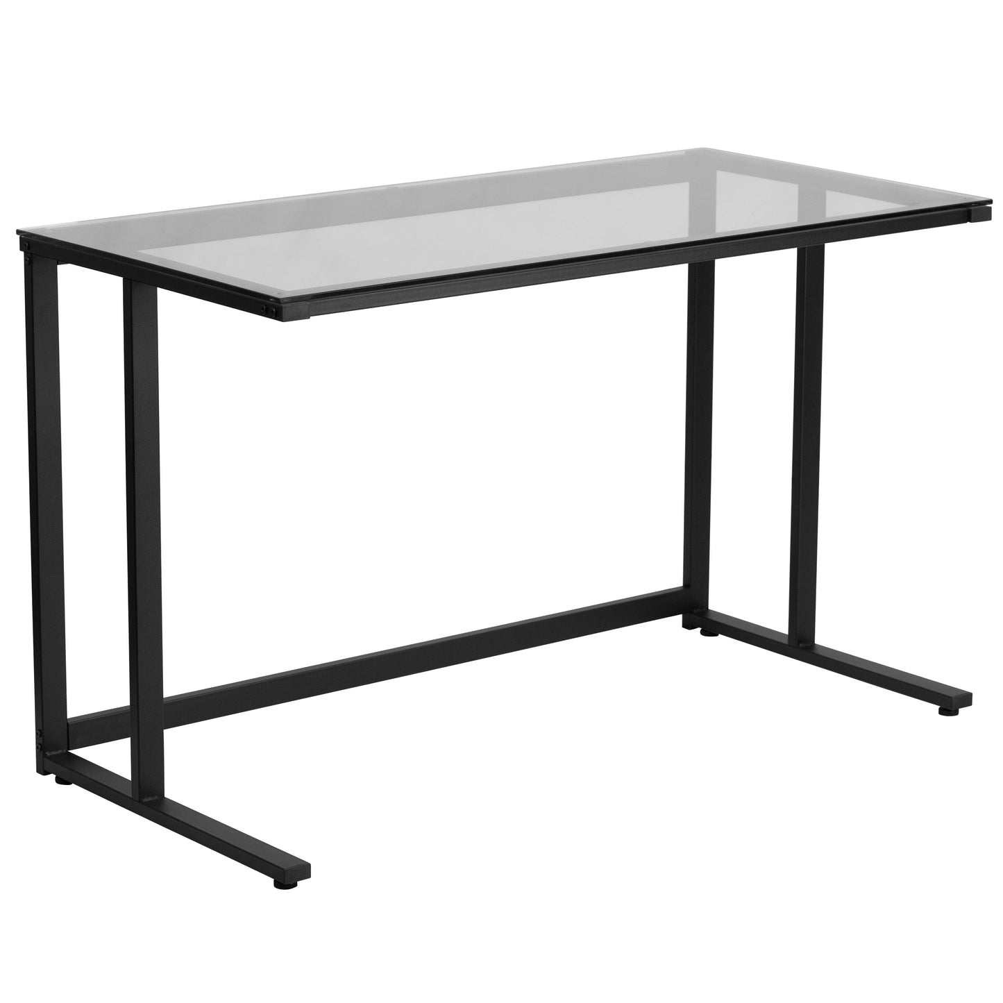 Glass Pedestal Desk NAN-WK-055-GG