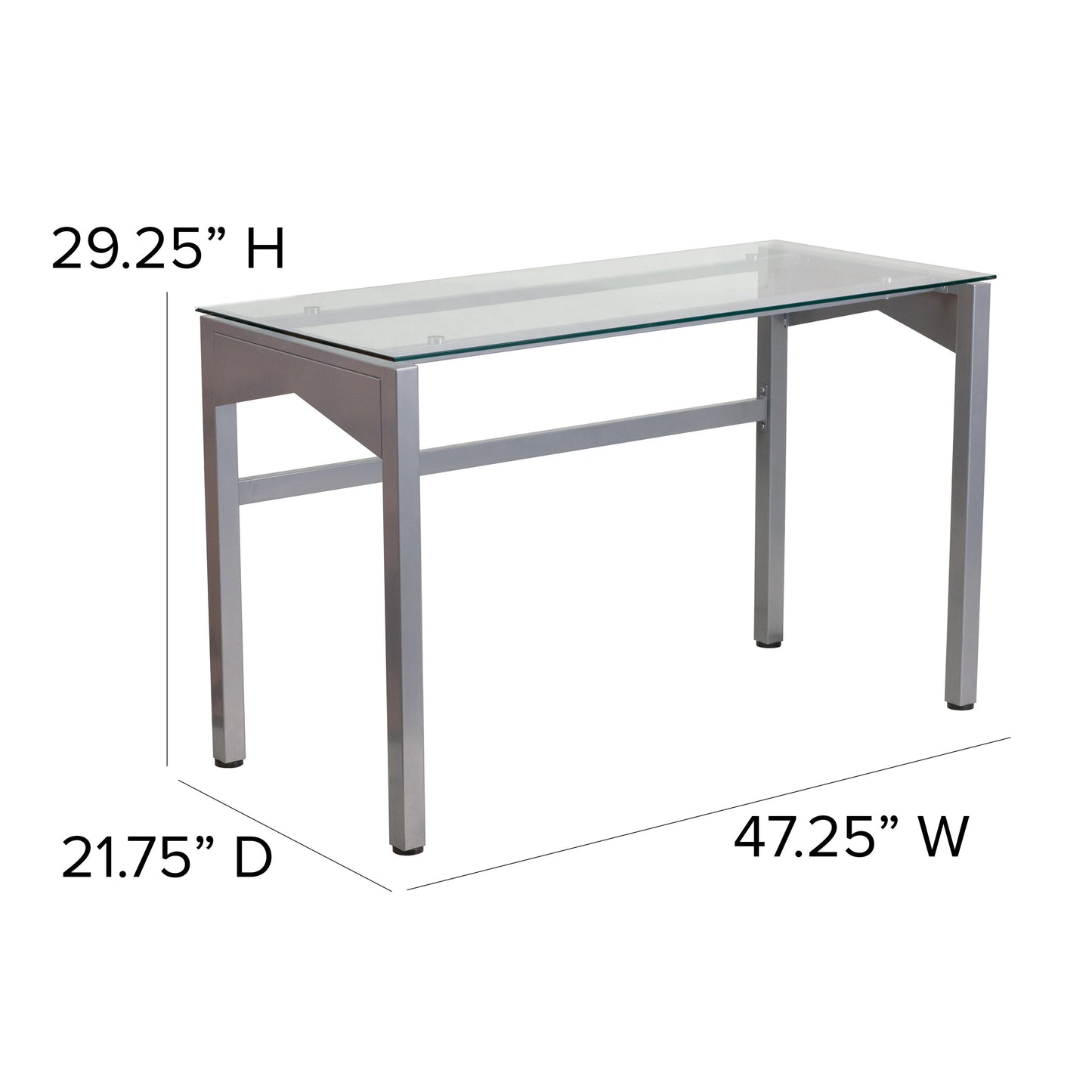 Glass Computer Desk NAN-YLCD1219-GG