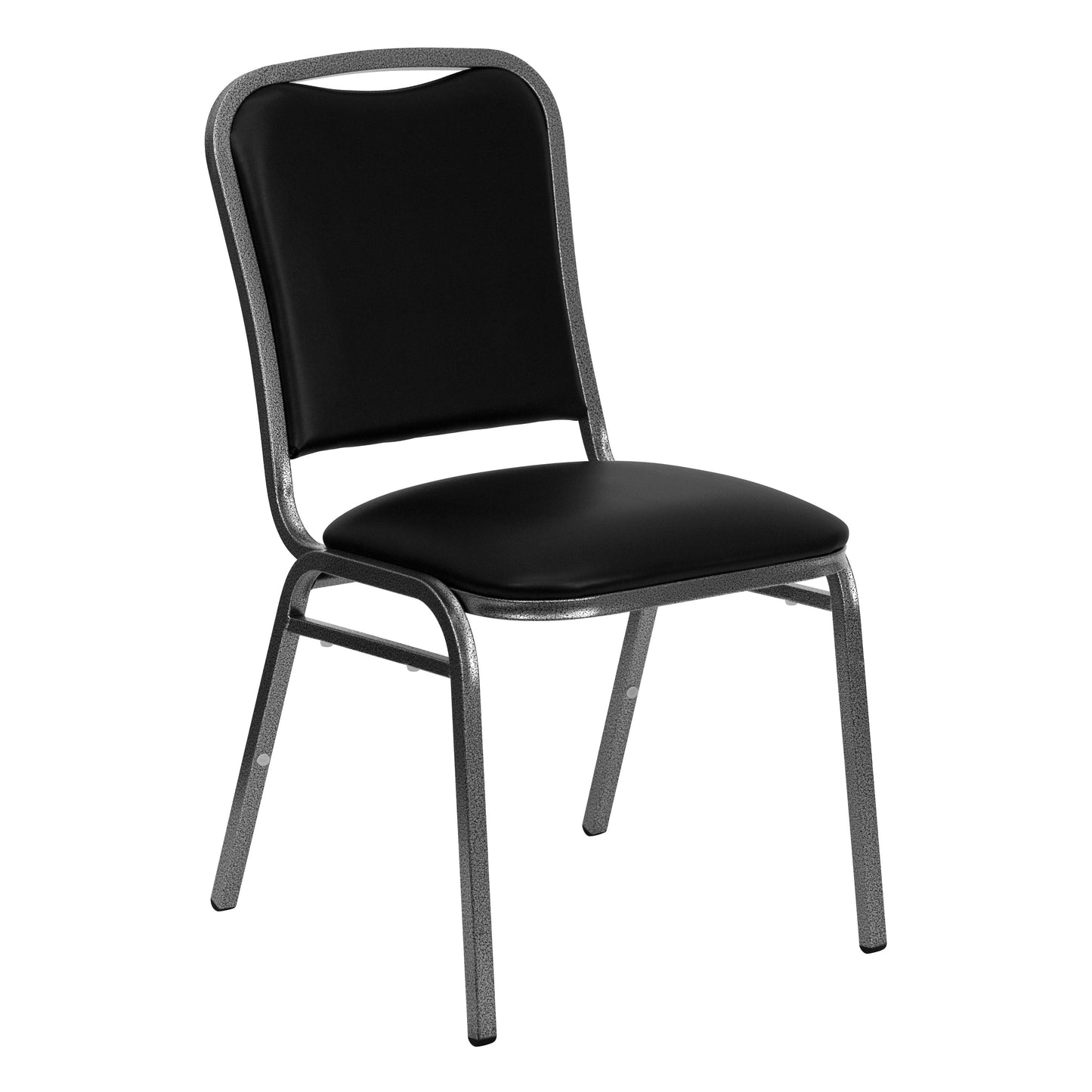 Black Vinyl Banquet Chair NG-108-SV-BK-VYL-GG