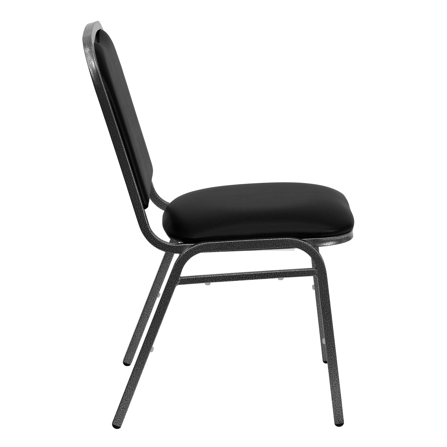 Black Vinyl Banquet Chair NG-108-SV-BK-VYL-GG