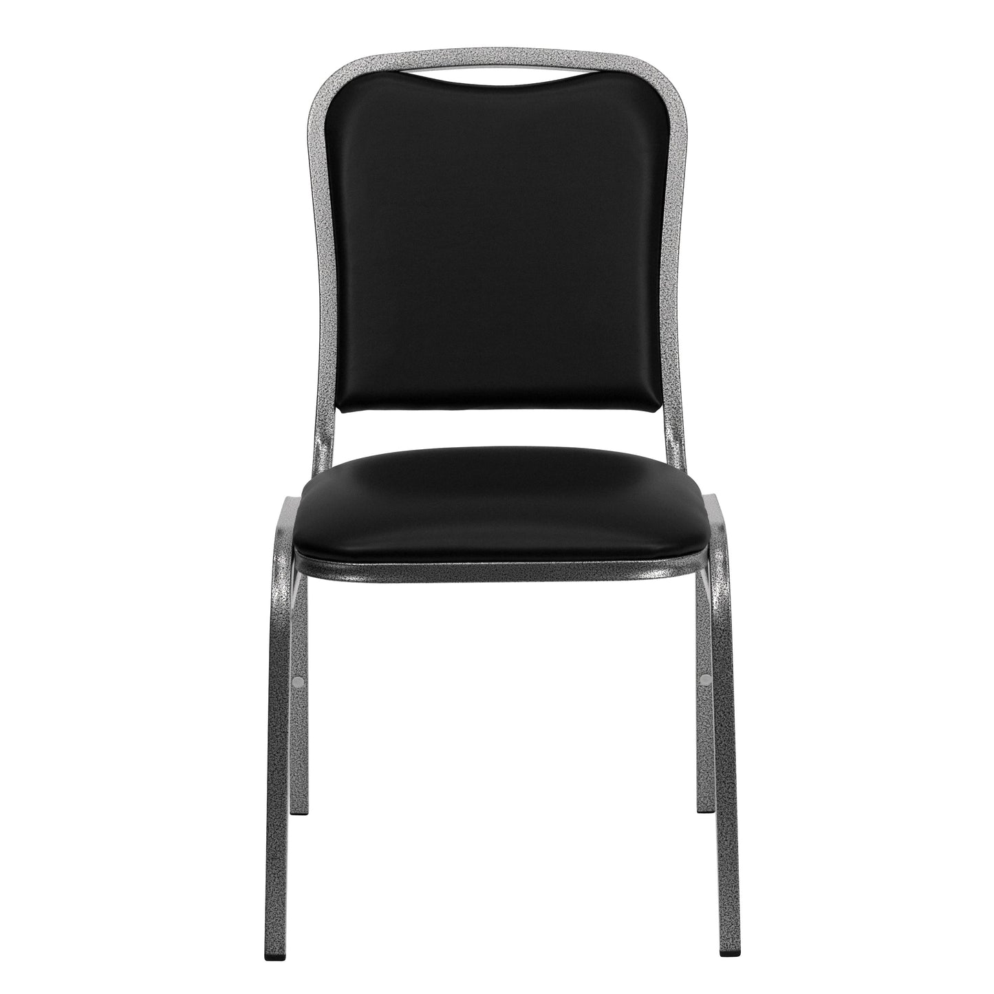 Black Vinyl Banquet Chair NG-108-SV-BK-VYL-GG