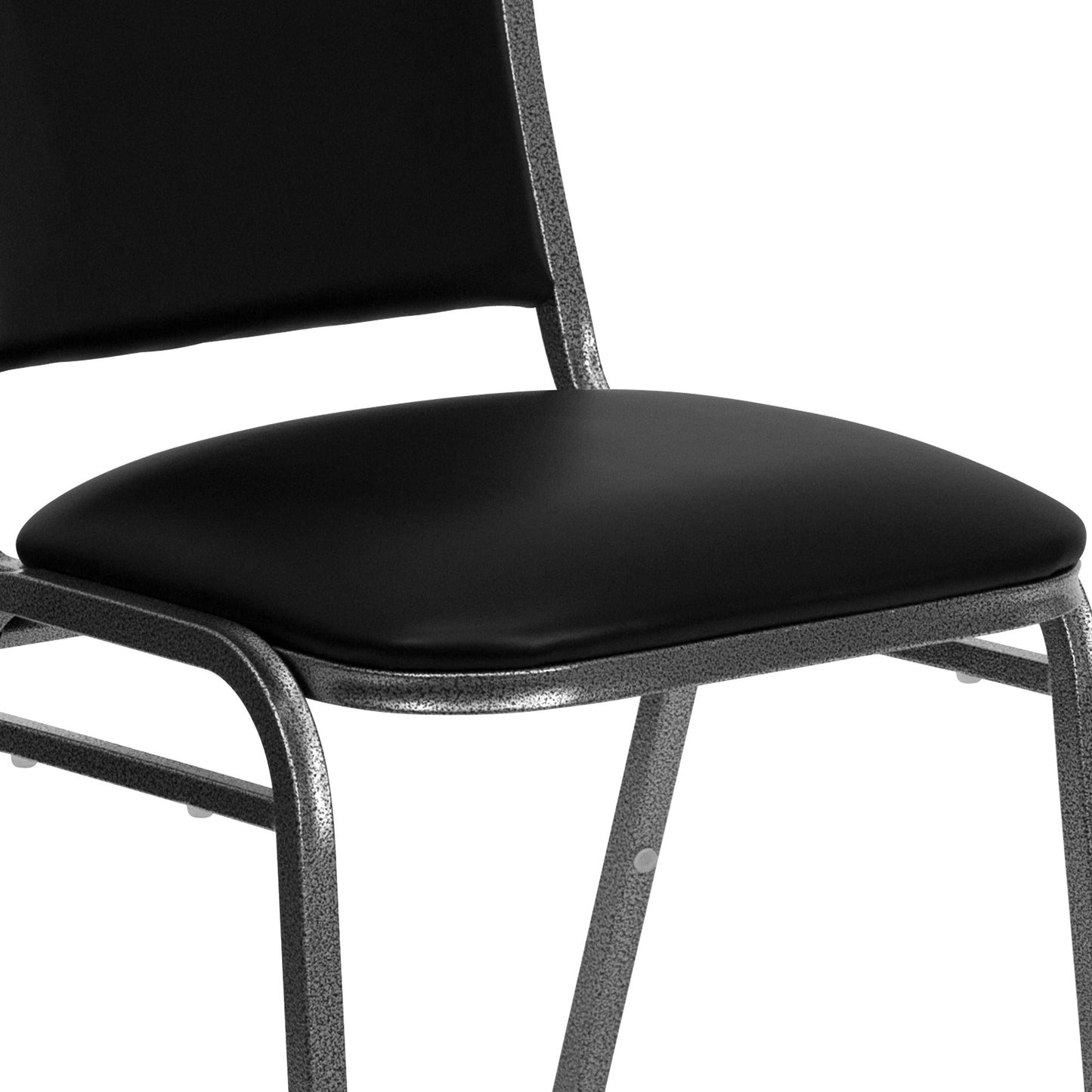 Black Vinyl Banquet Chair NG-108-SV-BK-VYL-GG