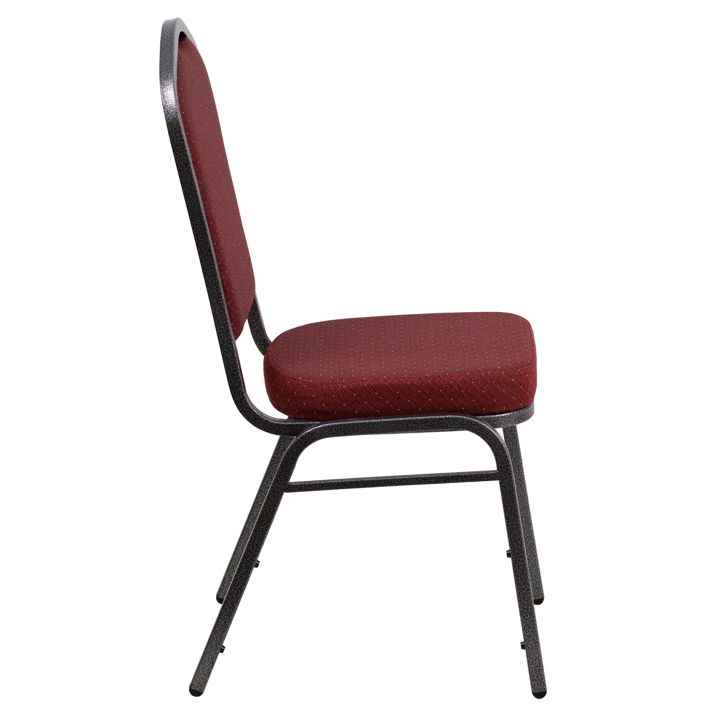 Burgundy Fabric Banquet Chair NG-C01-HTS-2201-SV-GG