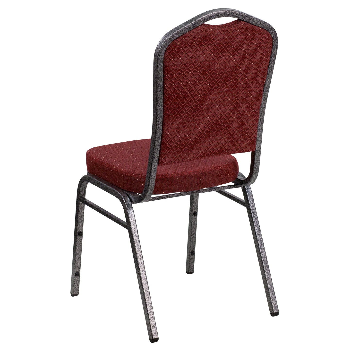 Burgundy Fabric Banquet Chair NG-C01-HTS-2201-SV-GG