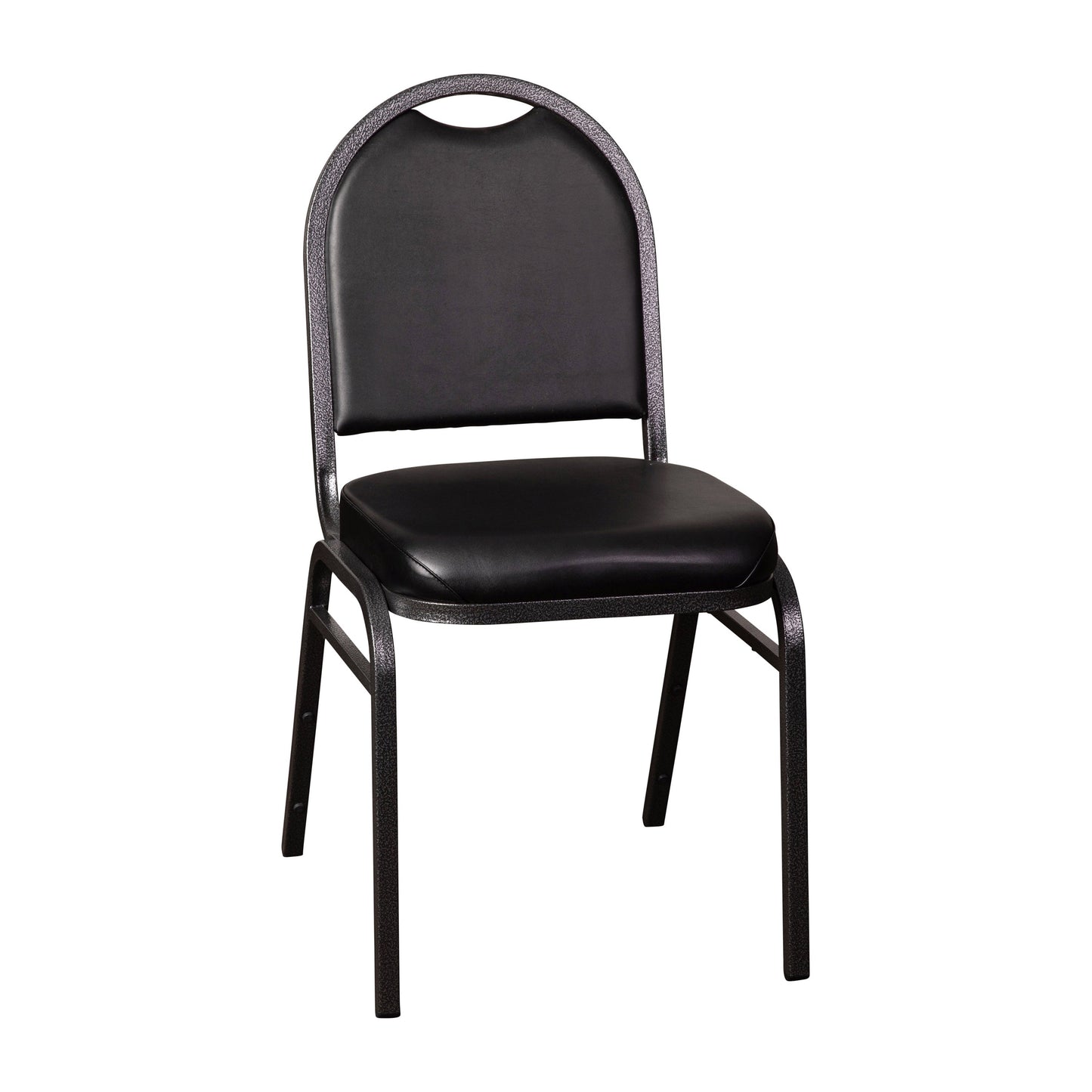 Black/Silver Vein Stack Chair NG-ZG10006-BK-SILVERVEIN-GG