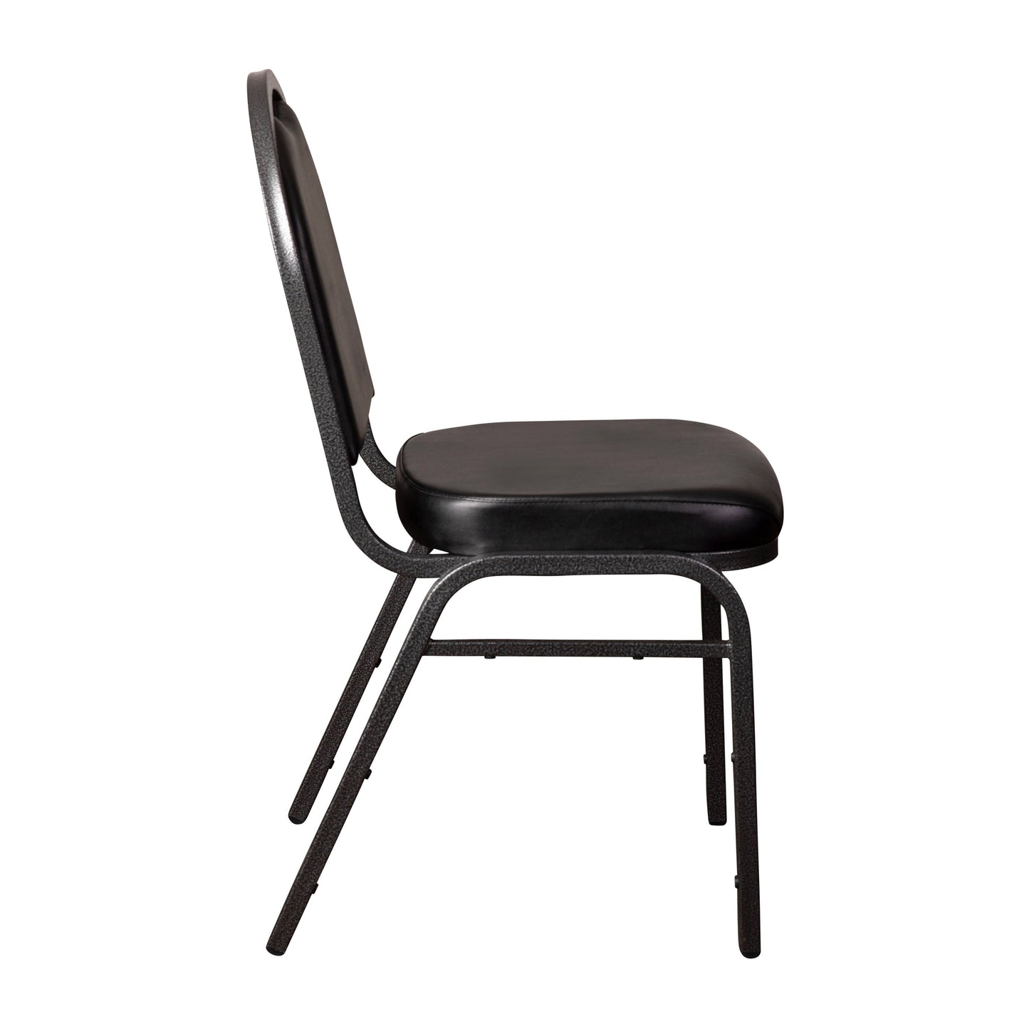 Black/Silver Vein Stack Chair NG-ZG10006-BK-SILVERVEIN-GG