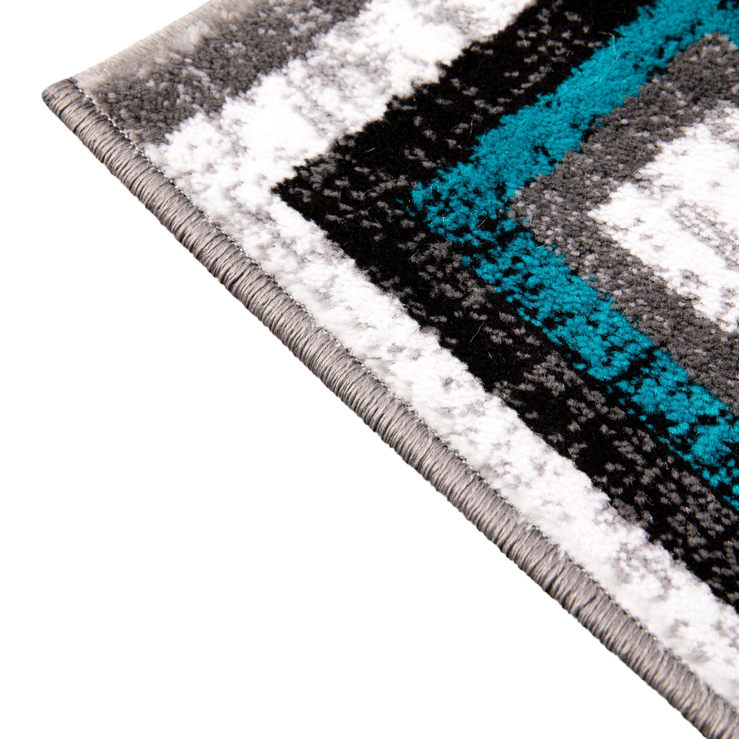 2x7 Turquoise Geometric Rug OK-HCF-7146ATUR-27-TUR-GG