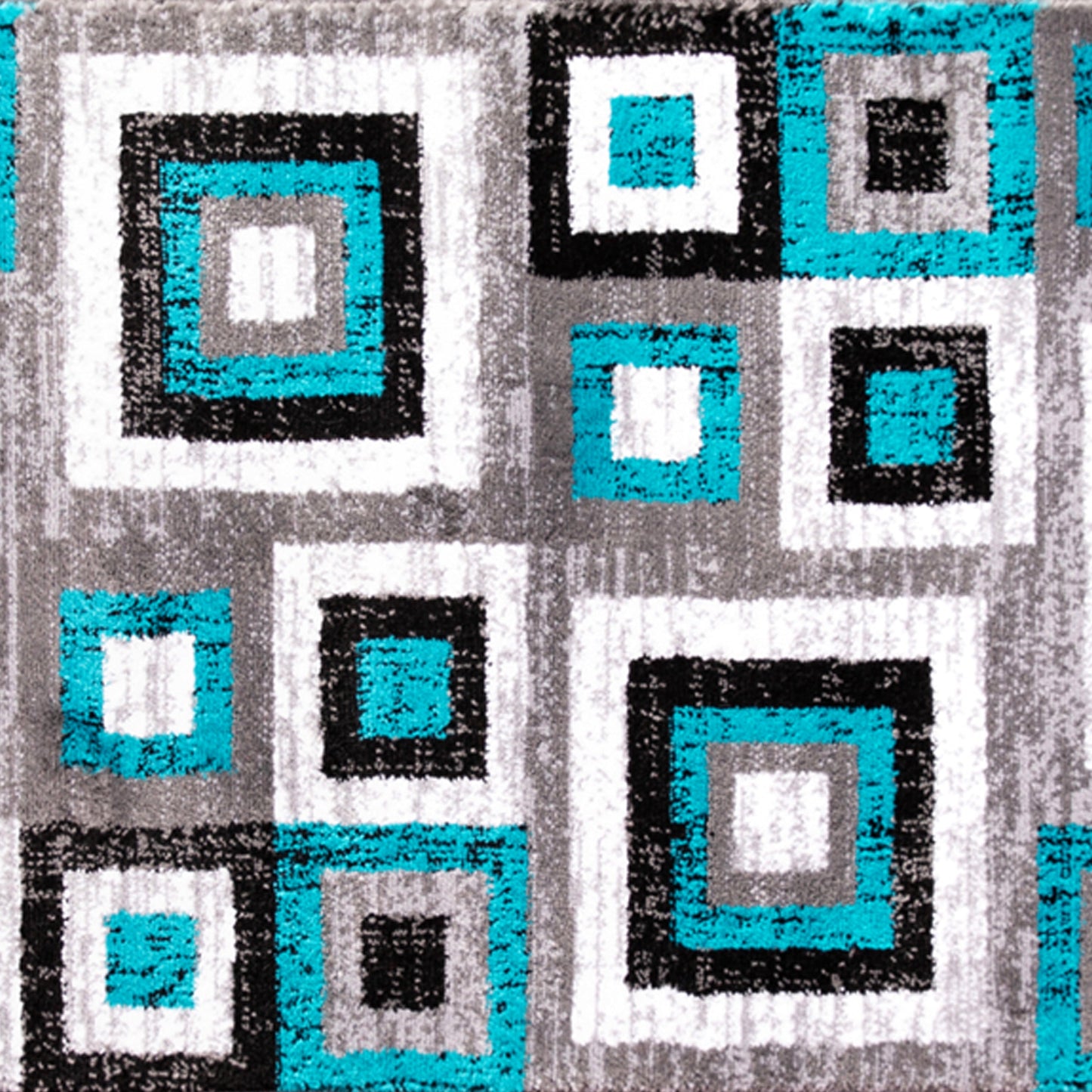 2x7 Turquoise Geometric Rug OK-HCF-7146ATUR-27-TUR-GG