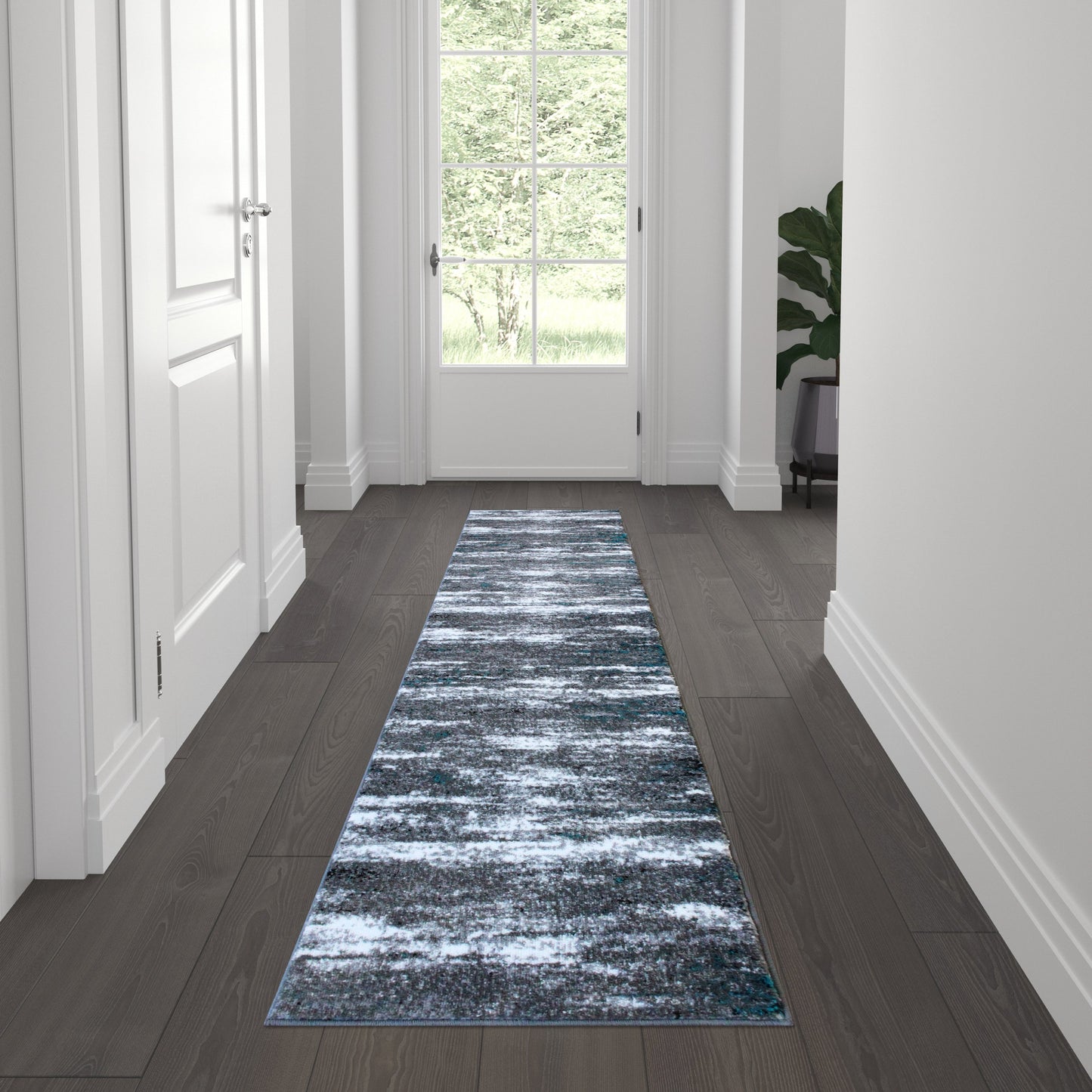 2' x 7' Turquoise Area Rug OKR-RG1102-27-TQ-GG