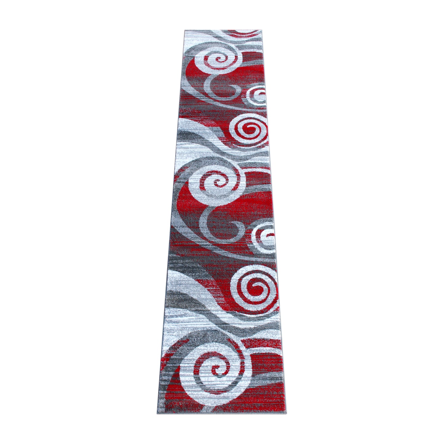 2x11 Red Swirl Area Rug OKR-RG1103-211-RD-GG