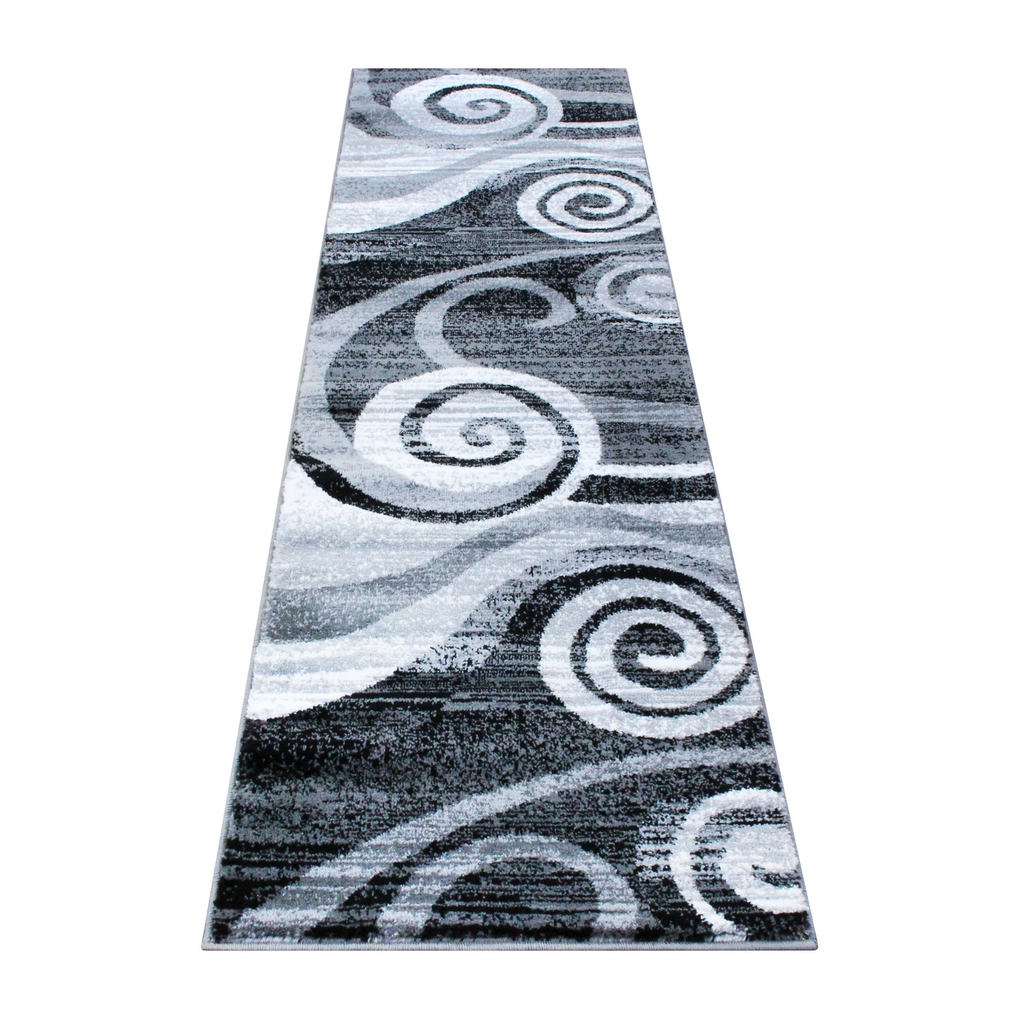 2x7 Gray Swirl Area Rug OKR-RG1103-27-GY-GG