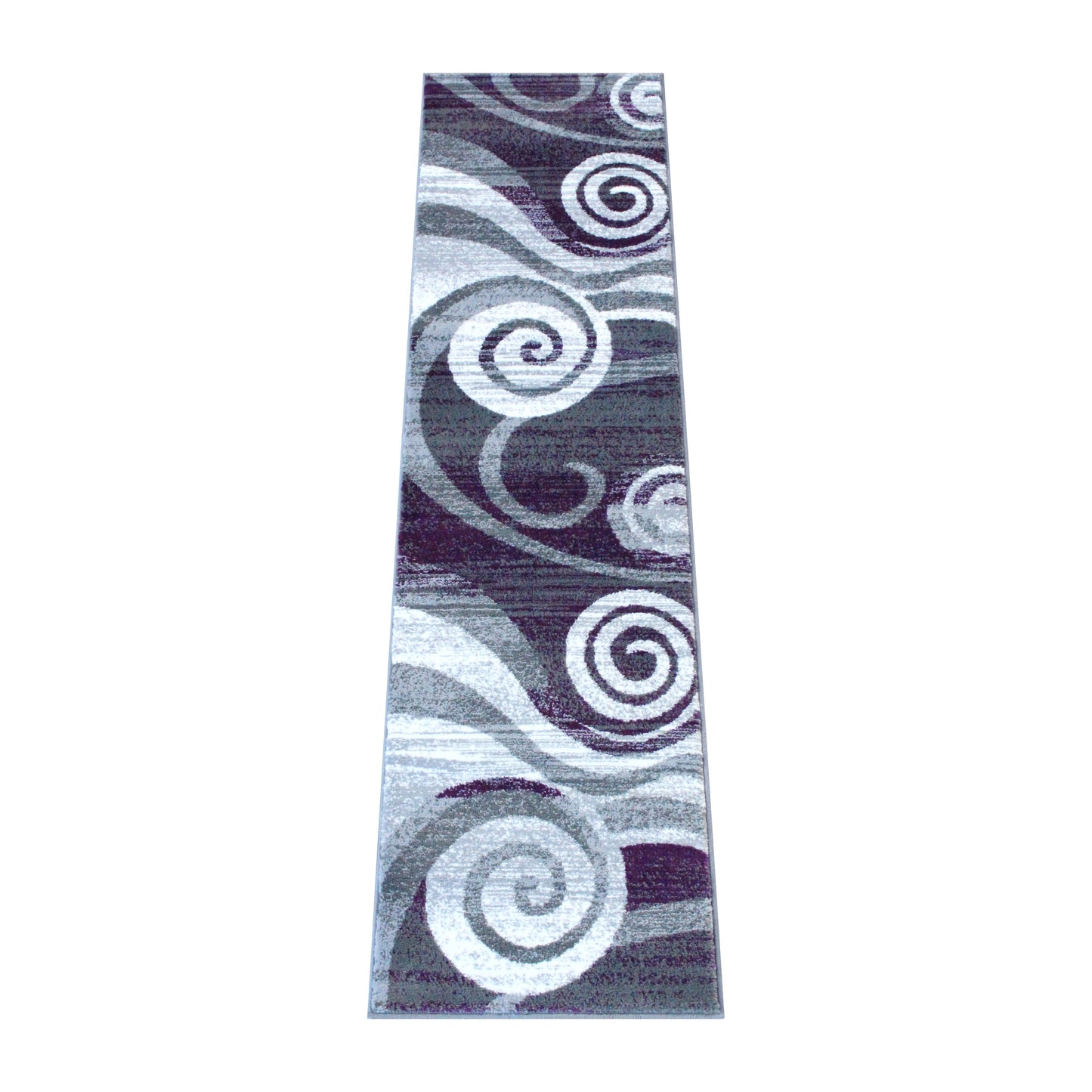 2x7 Purple Swirl Area Rug OKR-RG1103-27-PU-GG