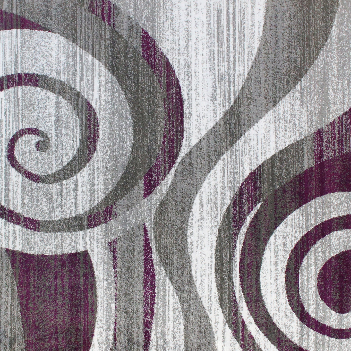 2x7 Purple Swirl Area Rug OKR-RG1103-27-PU-GG