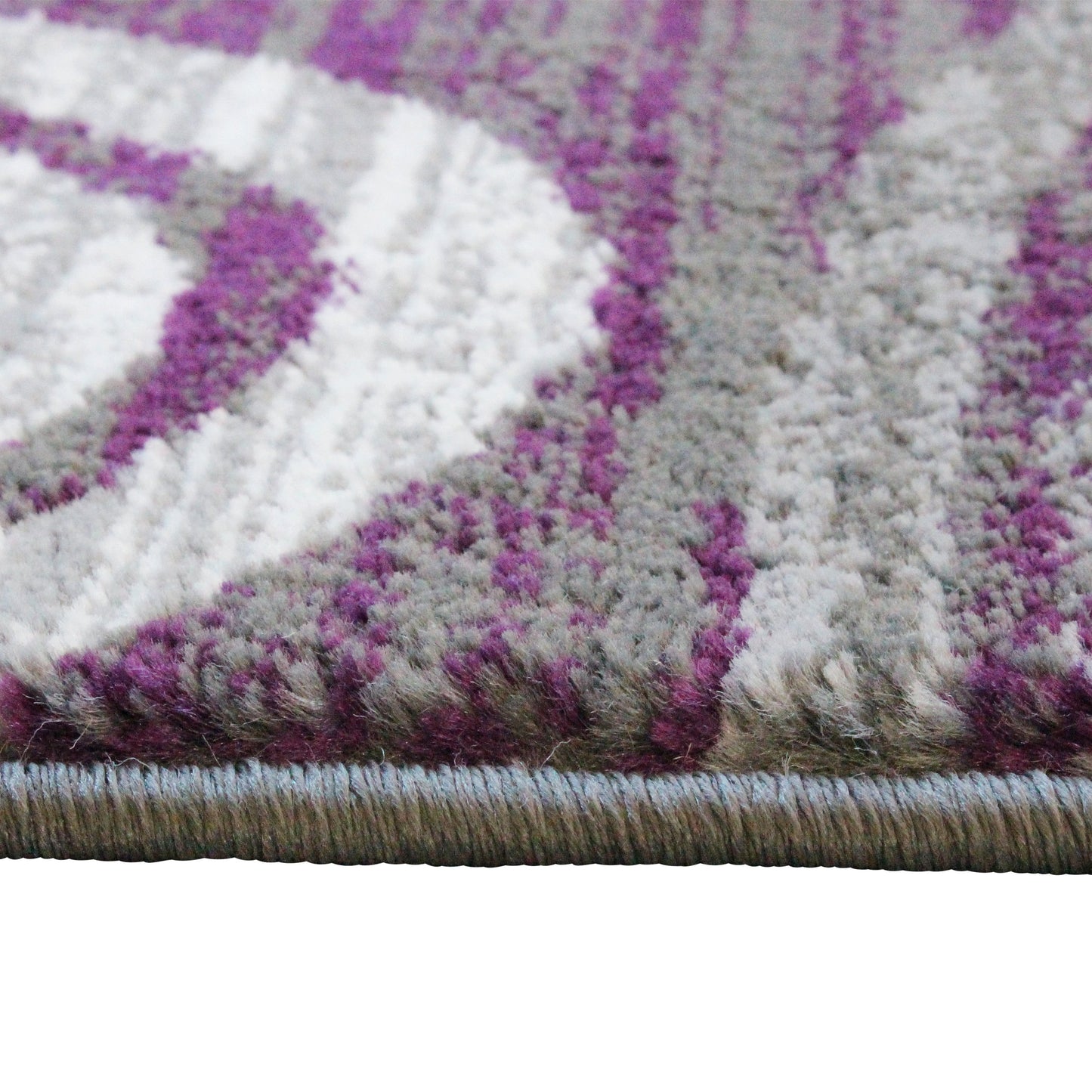 2x7 Purple Swirl Area Rug OKR-RG1103-27-PU-GG