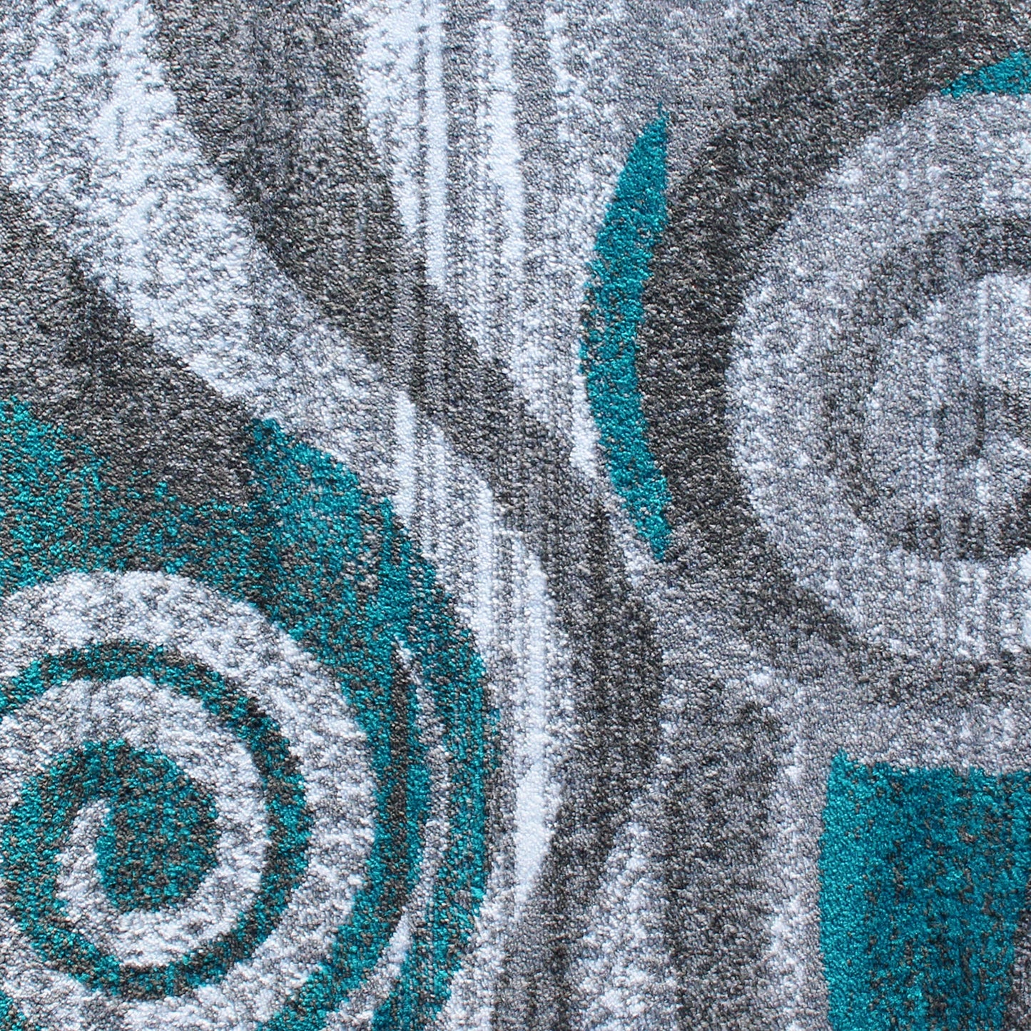 2x7 Turquoise Swirl Area Rug OKR-RG1103-27-TQ-GG