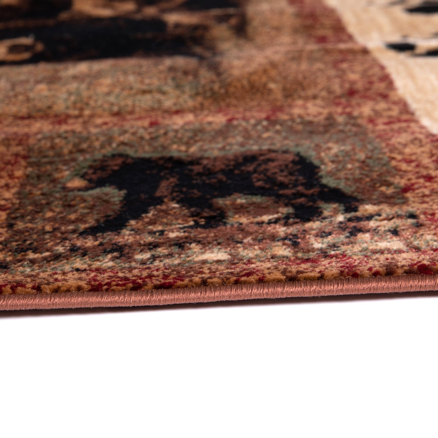 2x3 Brown Bear-Cubs Area Rug OKR-RG1114-23-BN-GG