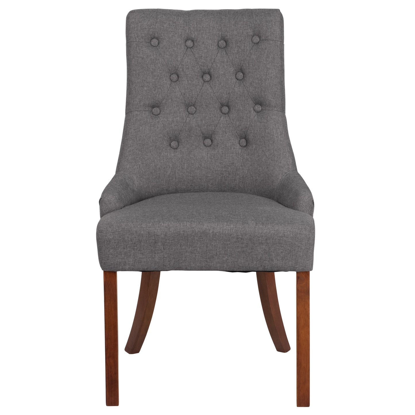 Gray Fabric Tufted Chair QY-A08-GY-GG