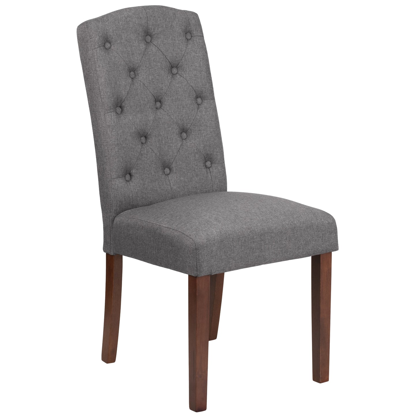 Gray Fabric Parsons Chair QY-A18-9325-GY-GG