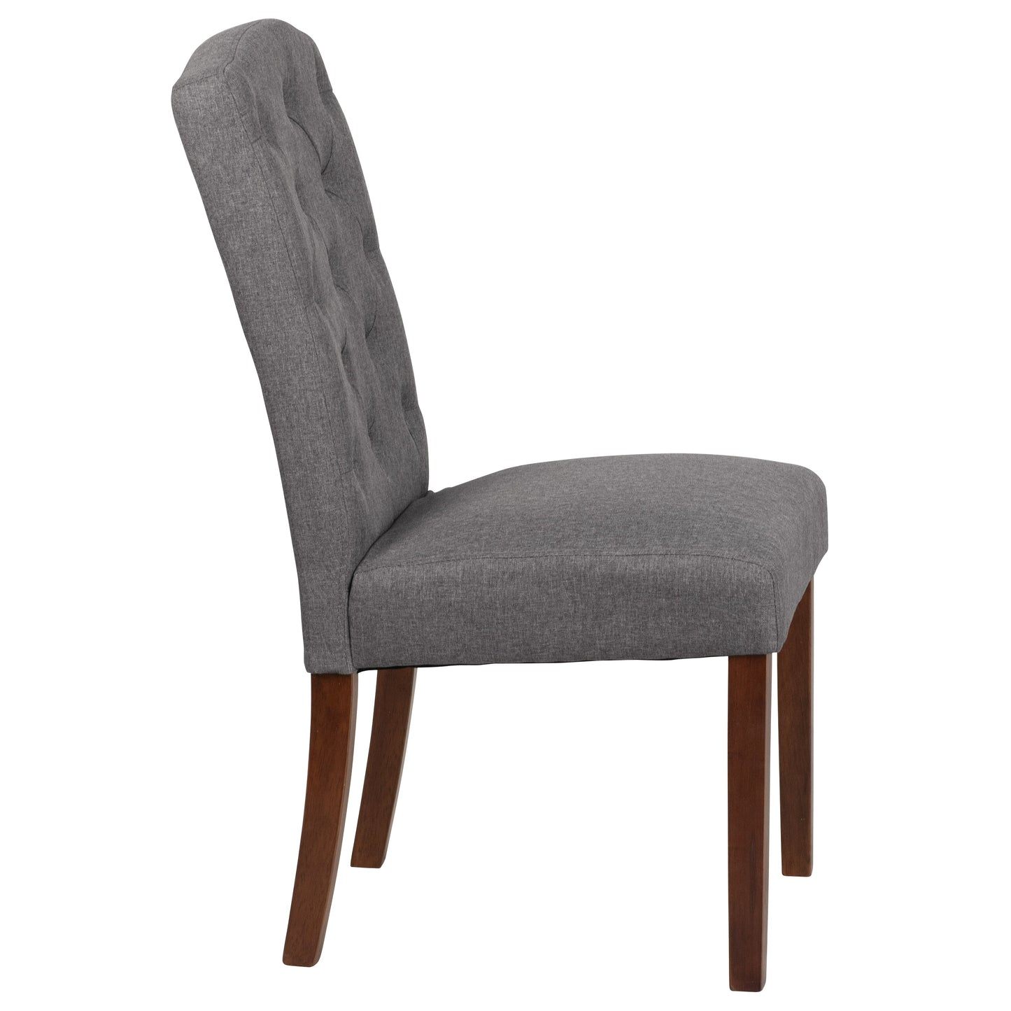 Gray Fabric Parsons Chair QY-A18-9325-GY-GG