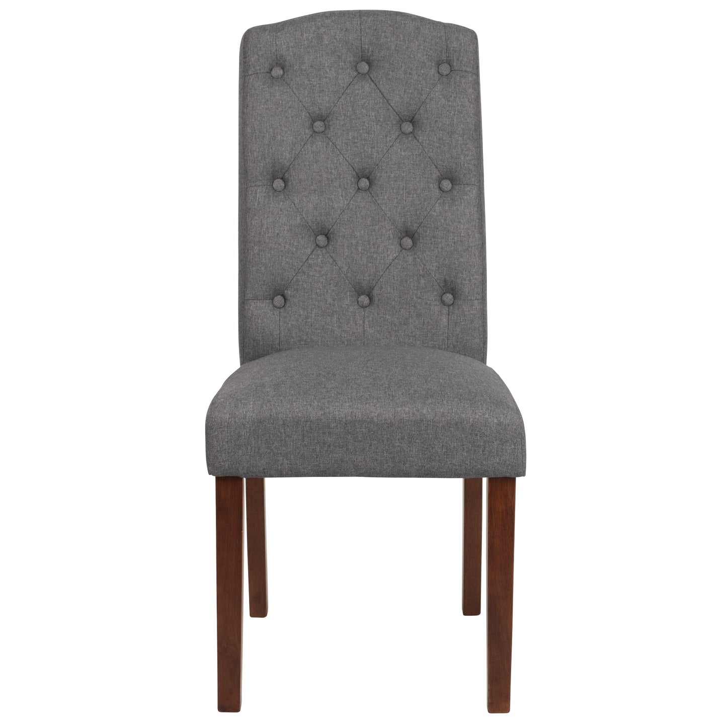 Gray Fabric Parsons Chair QY-A18-9325-GY-GG