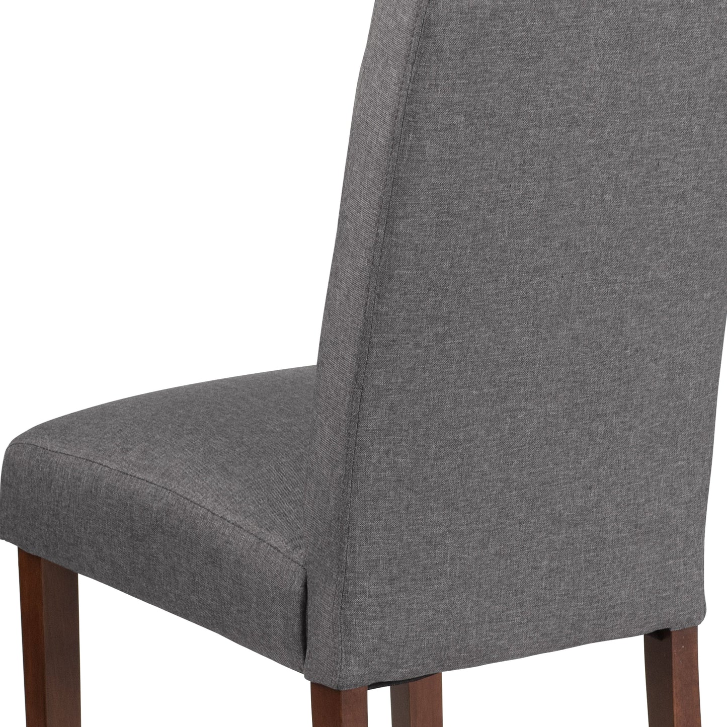 Gray Fabric Parsons Chair QY-A18-9325-GY-GG