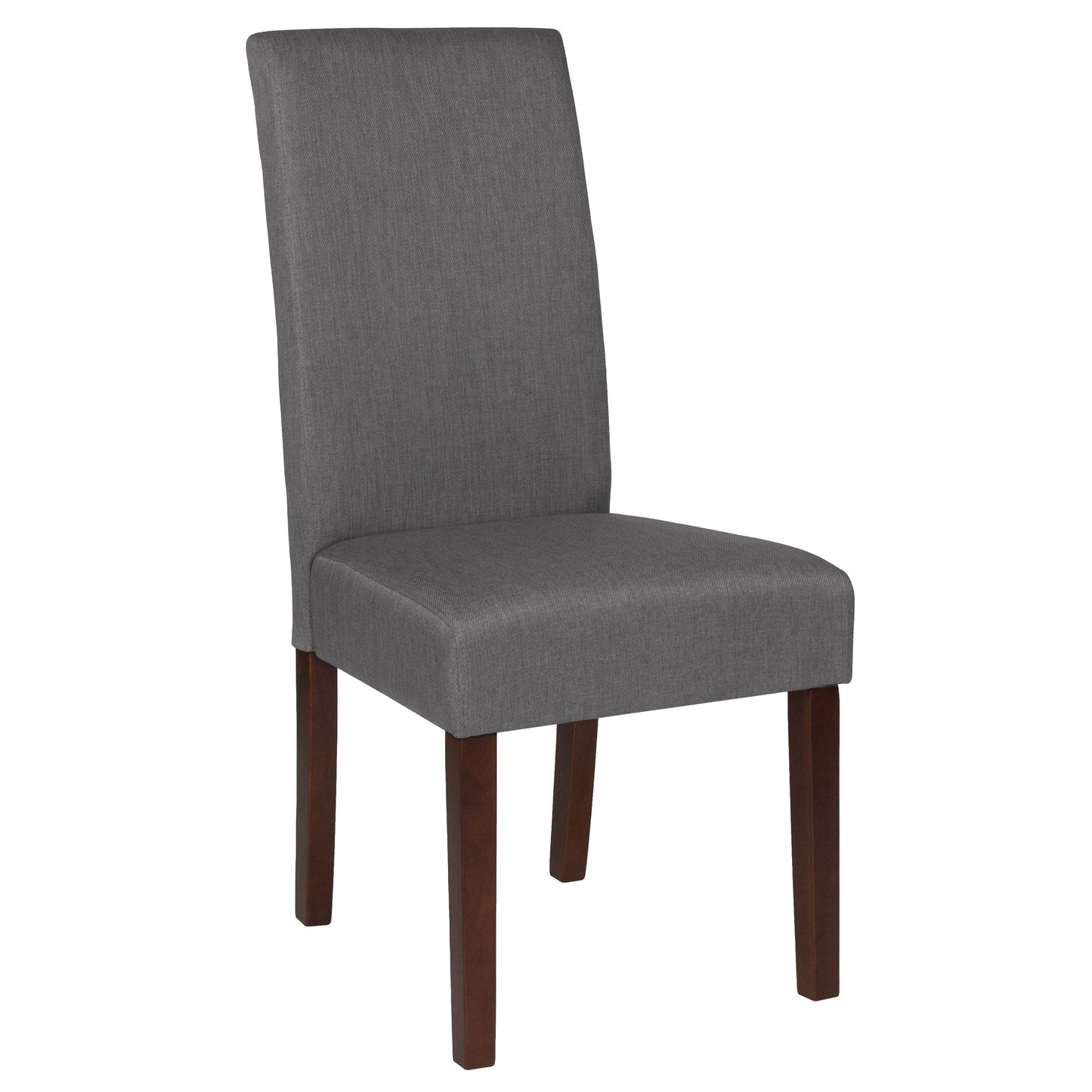 Lt Gray Fabric Parsons Chair QY-A37-9061-LGY-GG