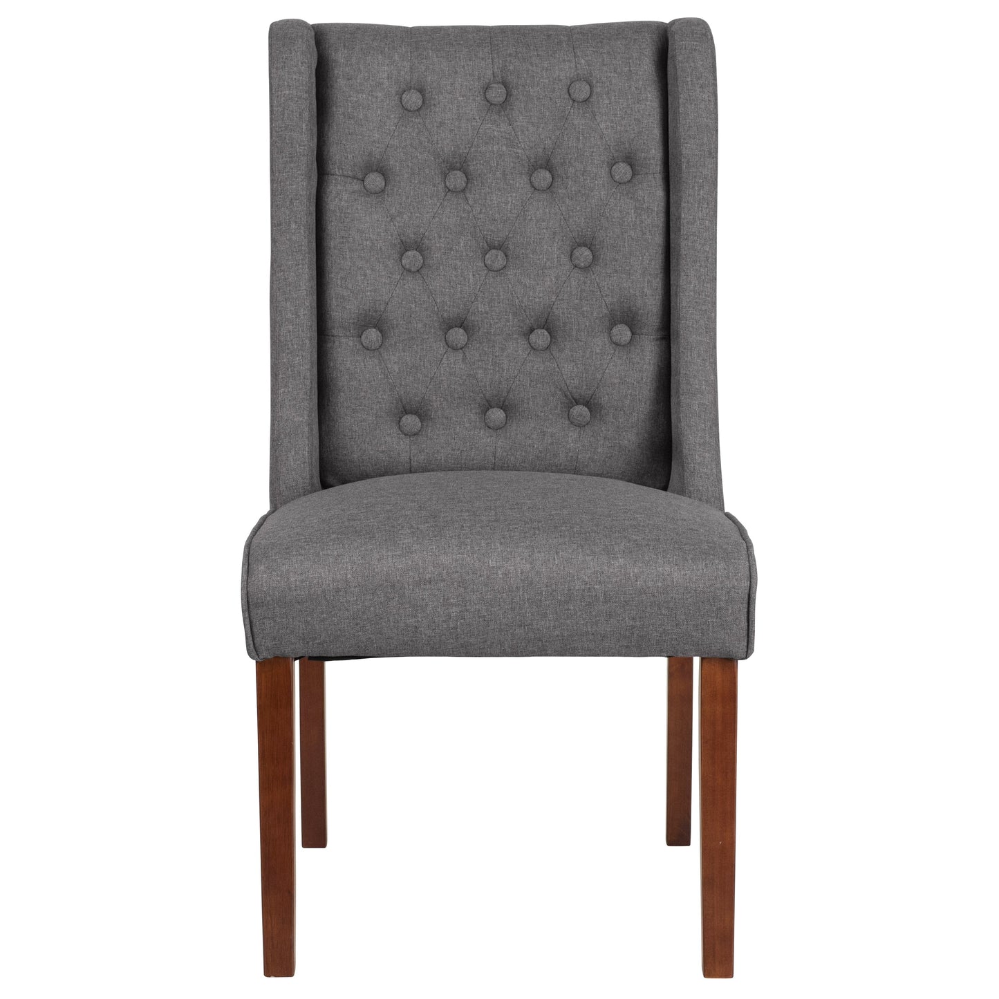 Gray Fabric Parsons Chair QY-A91-GY-GG