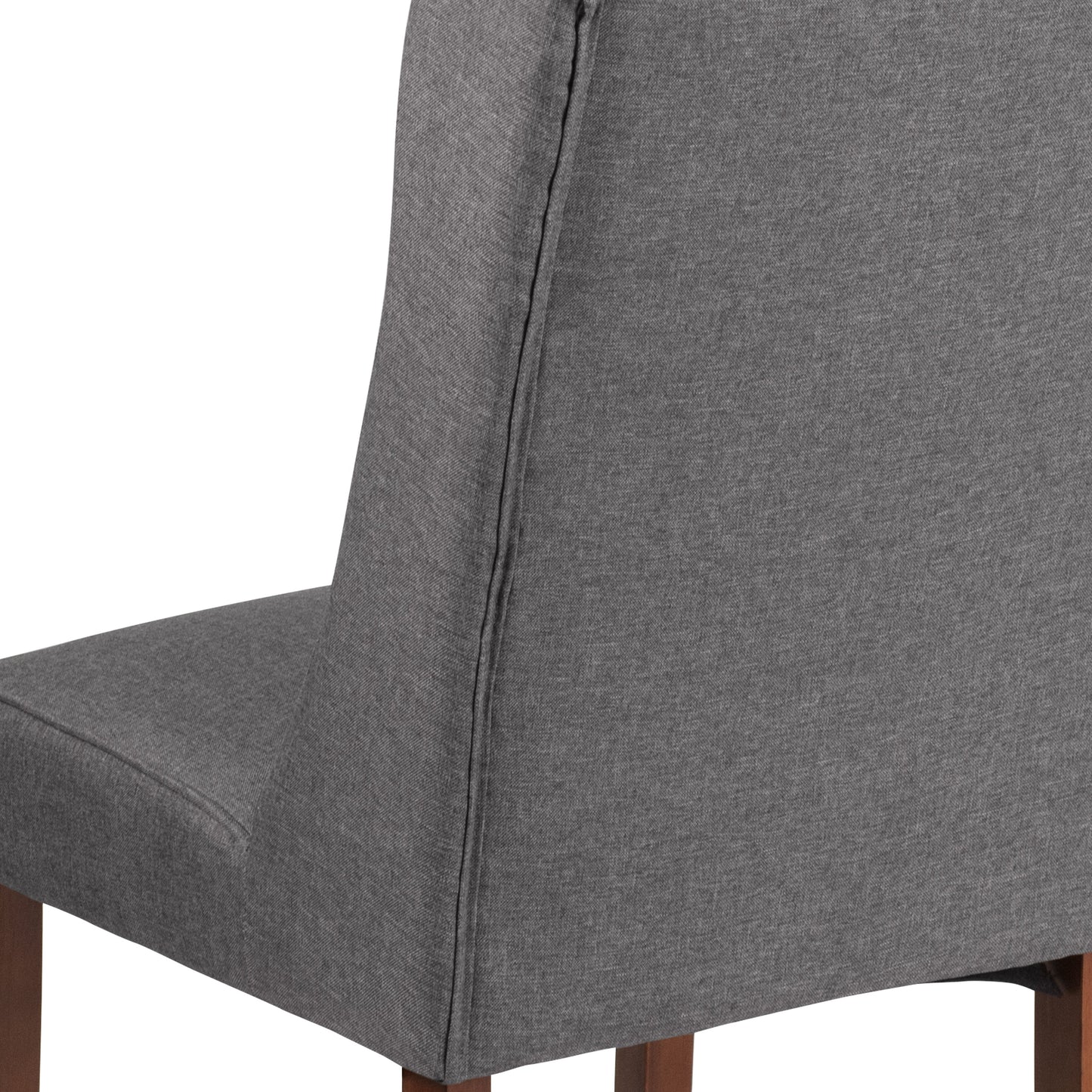 Gray Fabric Parsons Chair QY-A91-GY-GG