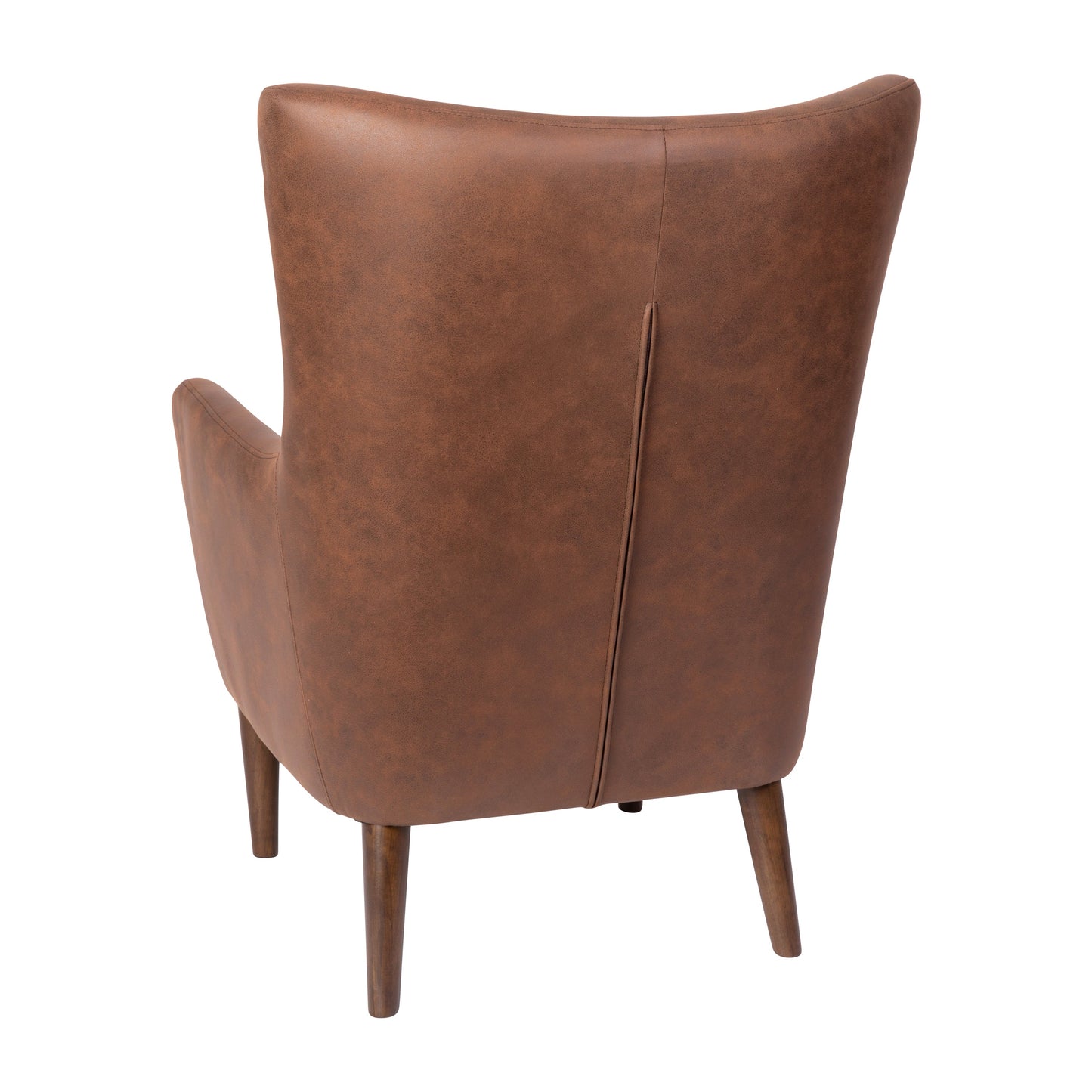 Dk Brown Wingback Accent Chair QY-B235-DBR-GG