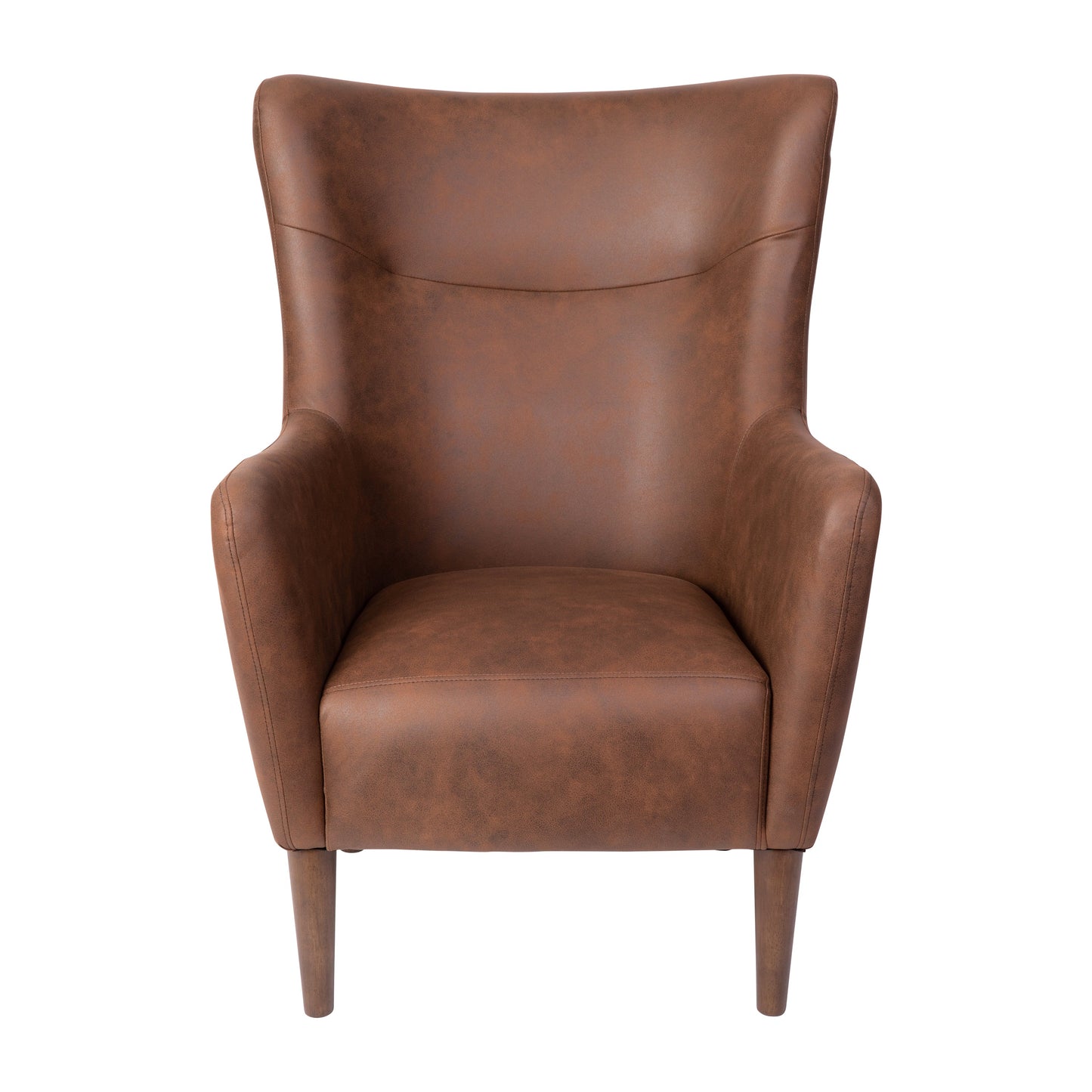 Dk Brown Wingback Accent Chair QY-B235-DBR-GG