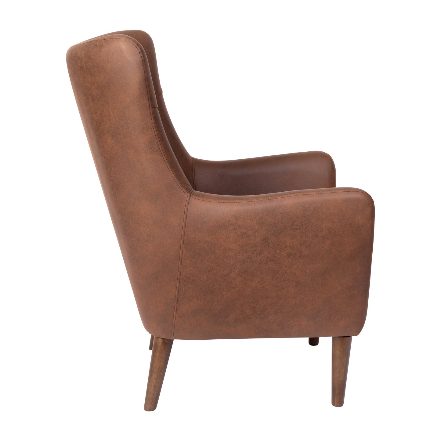 Dk Brown Wingback Accent Chair QY-B235-DBR-GG