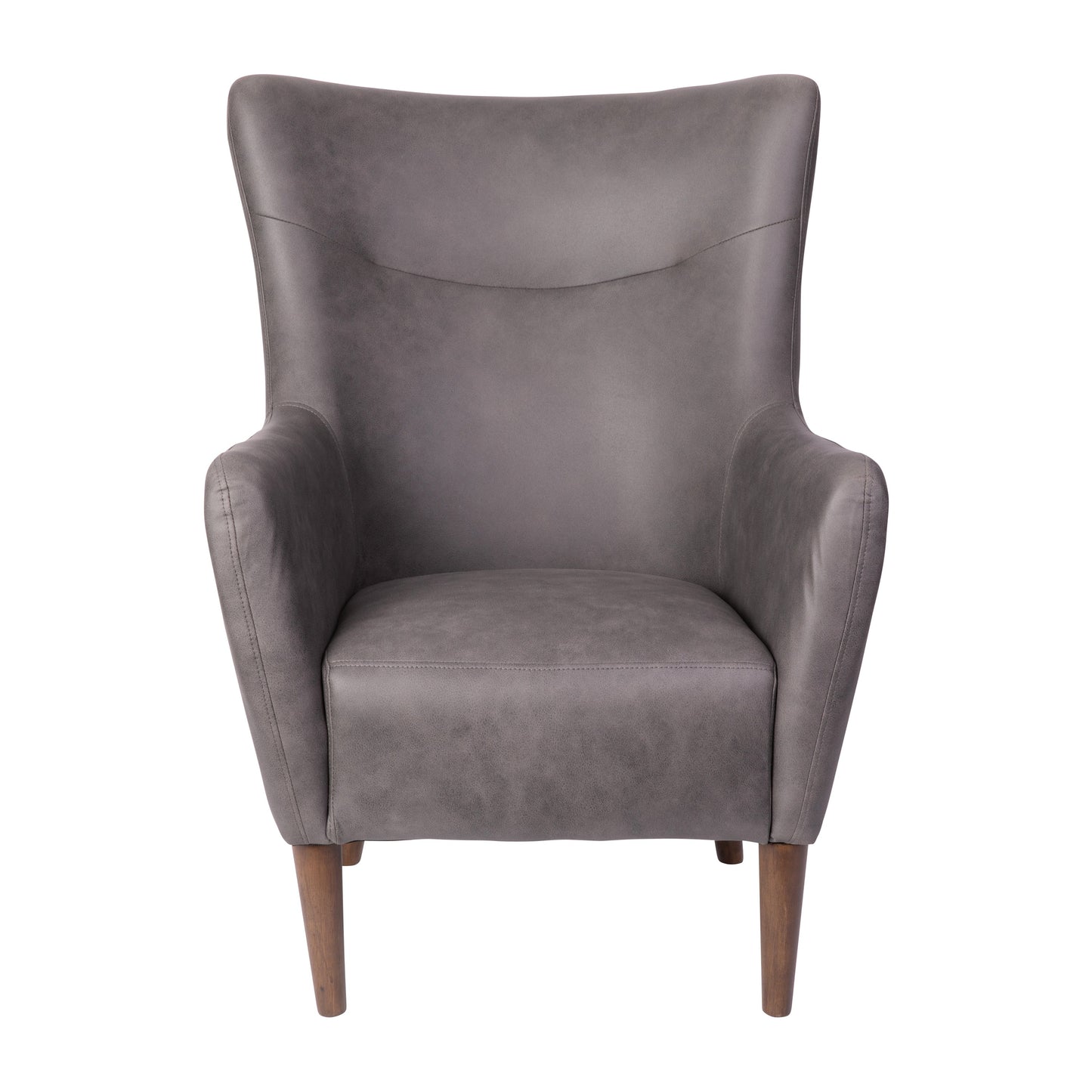 Dk Gray Wingback Accent Chair QY-B235-DGY-GG