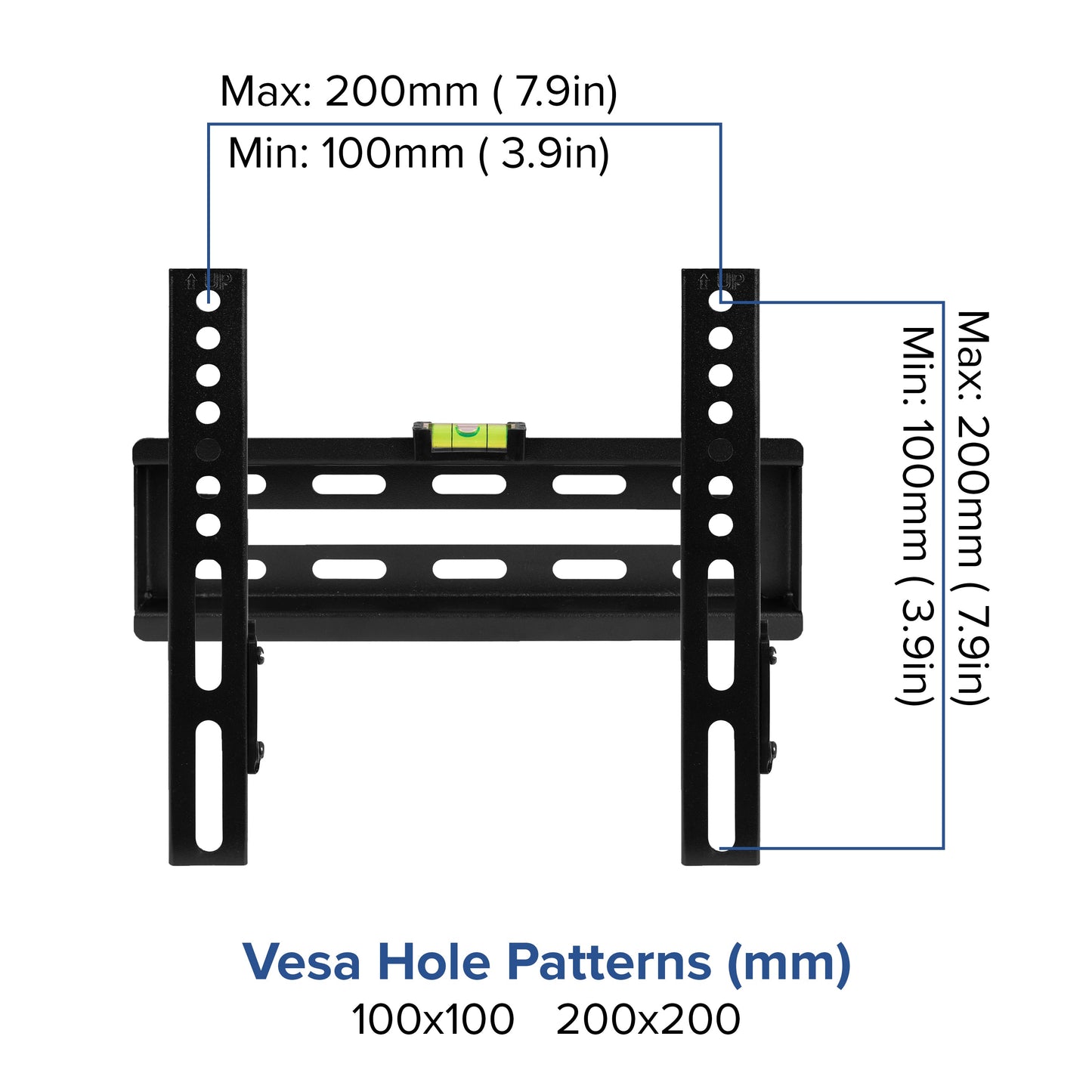 17"-42" Fixed TV Wall Mount RA-MP001-GG