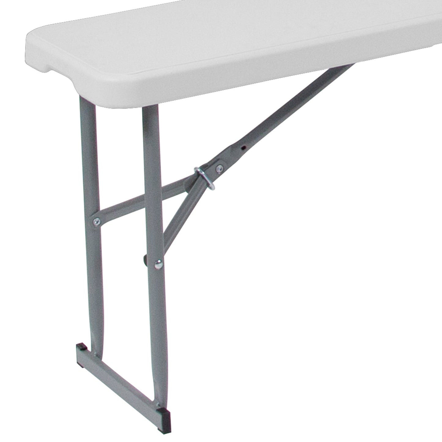 10.25x71 White Folding Bench RB-1172FH-GG