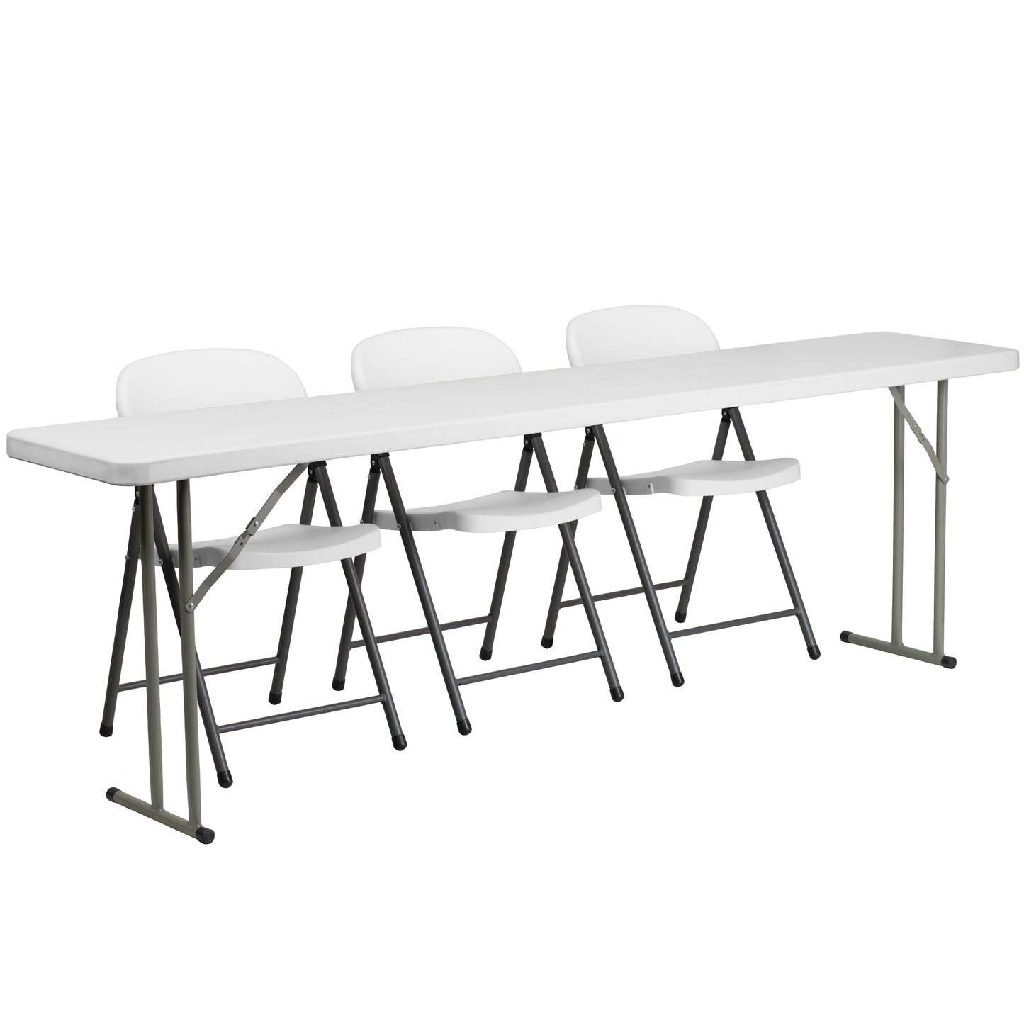 18x72 Table Set-Folding Chairs RB-1896-2-GG