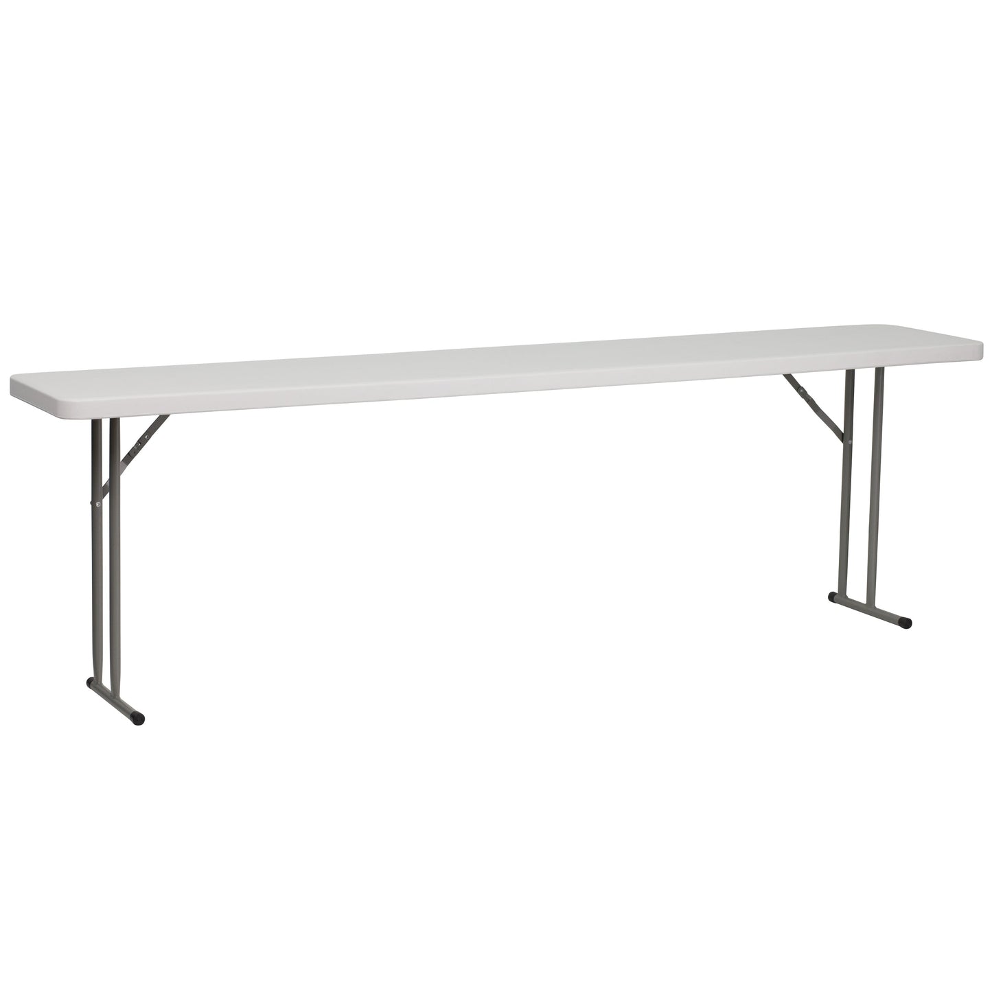 18x96 White Fold Train Table RB-1896-GG