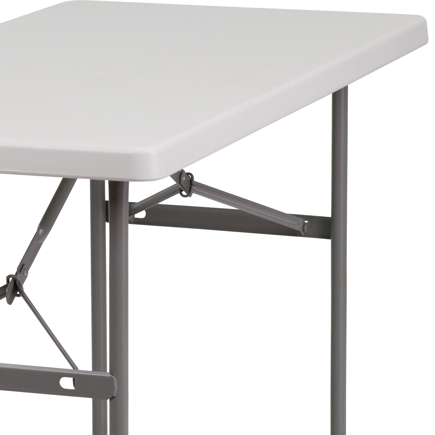 24x48 White Plastic Fold Table RB-2448-GG